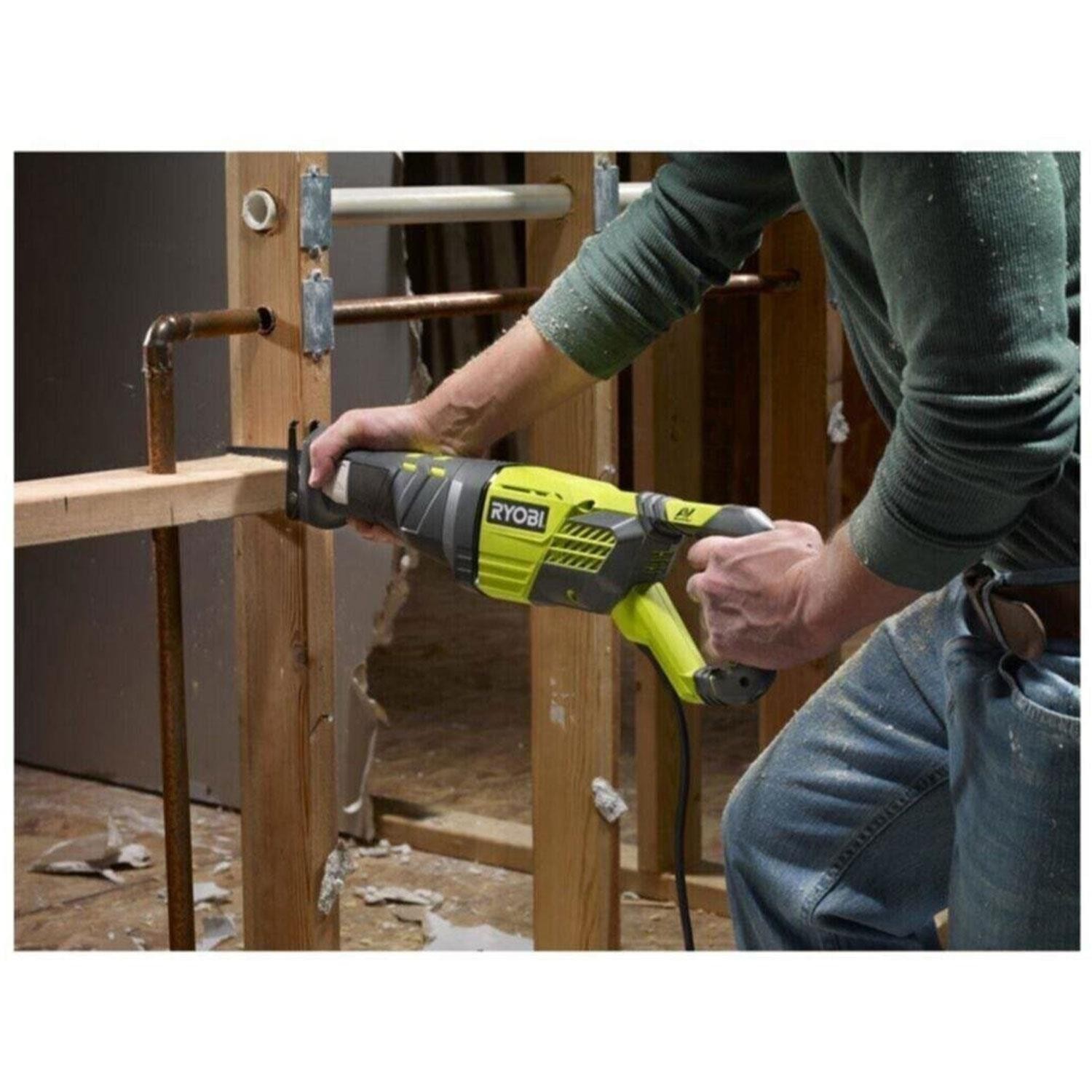 Ryobi Ahşap Metal Et Kemik kesme Tilki kuyruğu Kılıç Testere 1200W