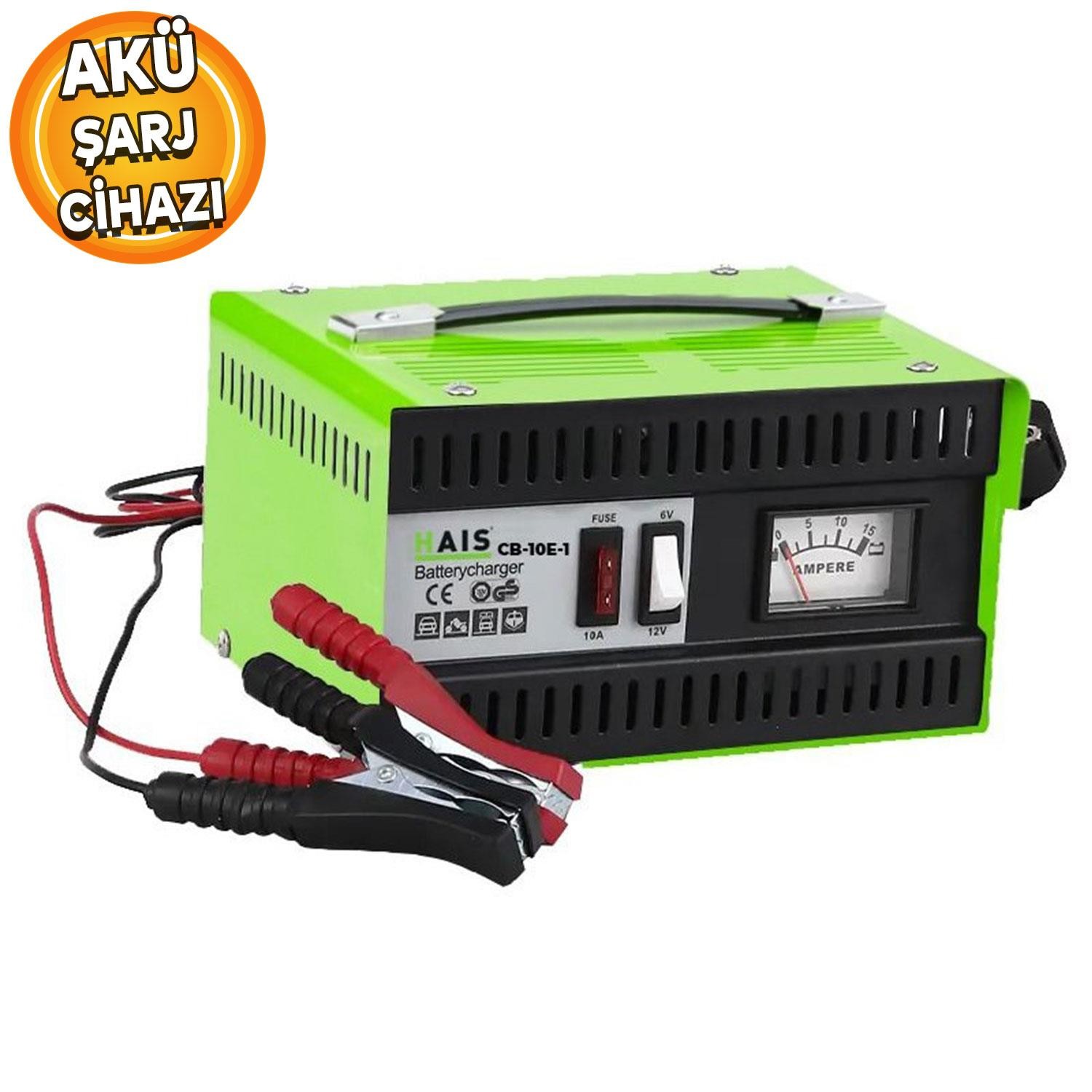 Haıs CB10E-1 Akü Şarj Cihazı Motor Araba 6-12V