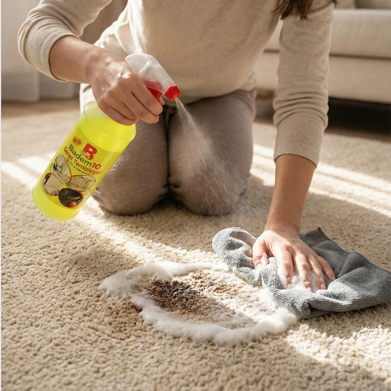 Genel Temizleyici Yağ Kir ve Leke Çıkarıcı 1000 ml Oto Mutfak Ev Kullanımında Üstün Leke Çıkarıcı