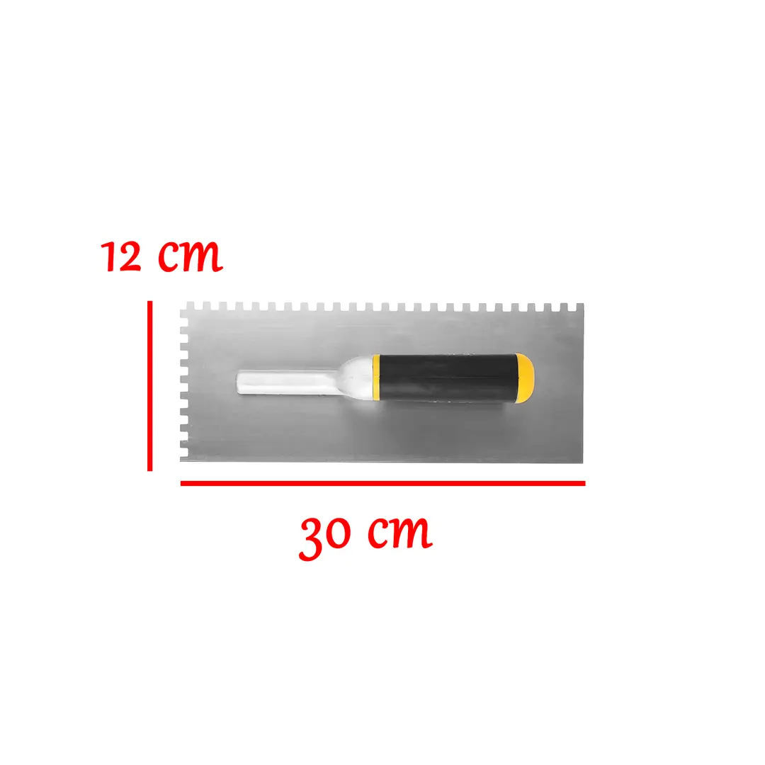 Metal Seramik Malası 30 cm Plastik Saplı Harç Derz Sıva Yüzey