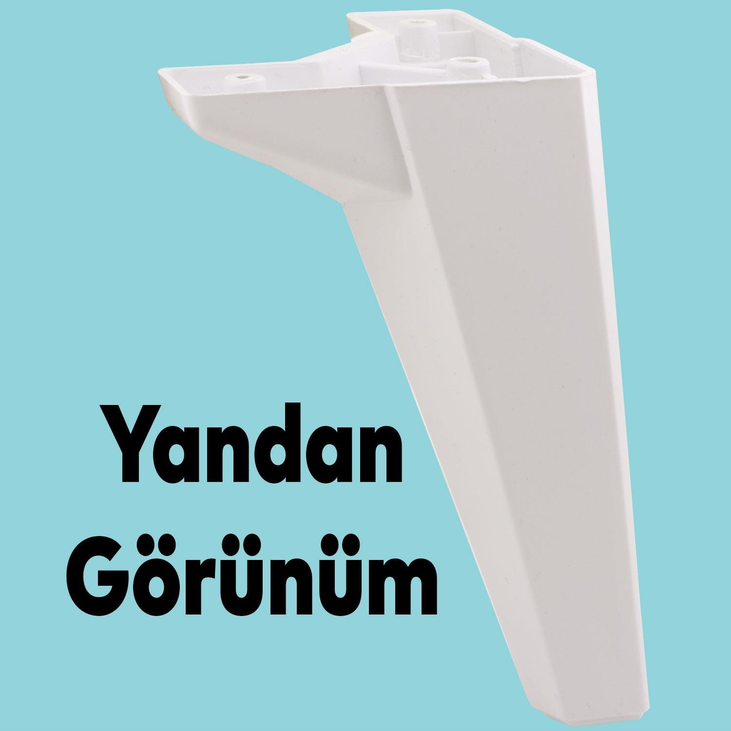 Sedir Lüks Mobilya Kanepe Tv Ünitesi Koltuk Ayağı 20 Cm Beyaz Konsol Ayakları