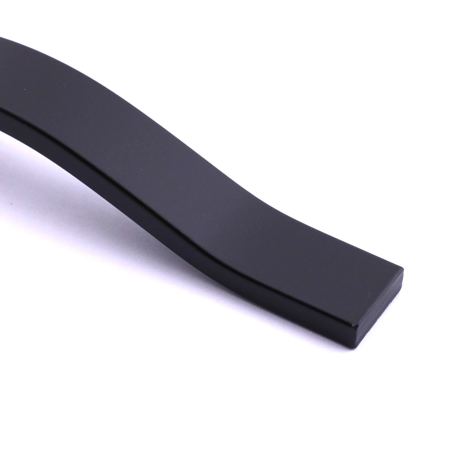 Sümbül Düz Siyah 288 mm Metal Kulp Çekmece Kolu Kapak Kulpları Mobilya Kulpu Modern Mutfak Dolabı