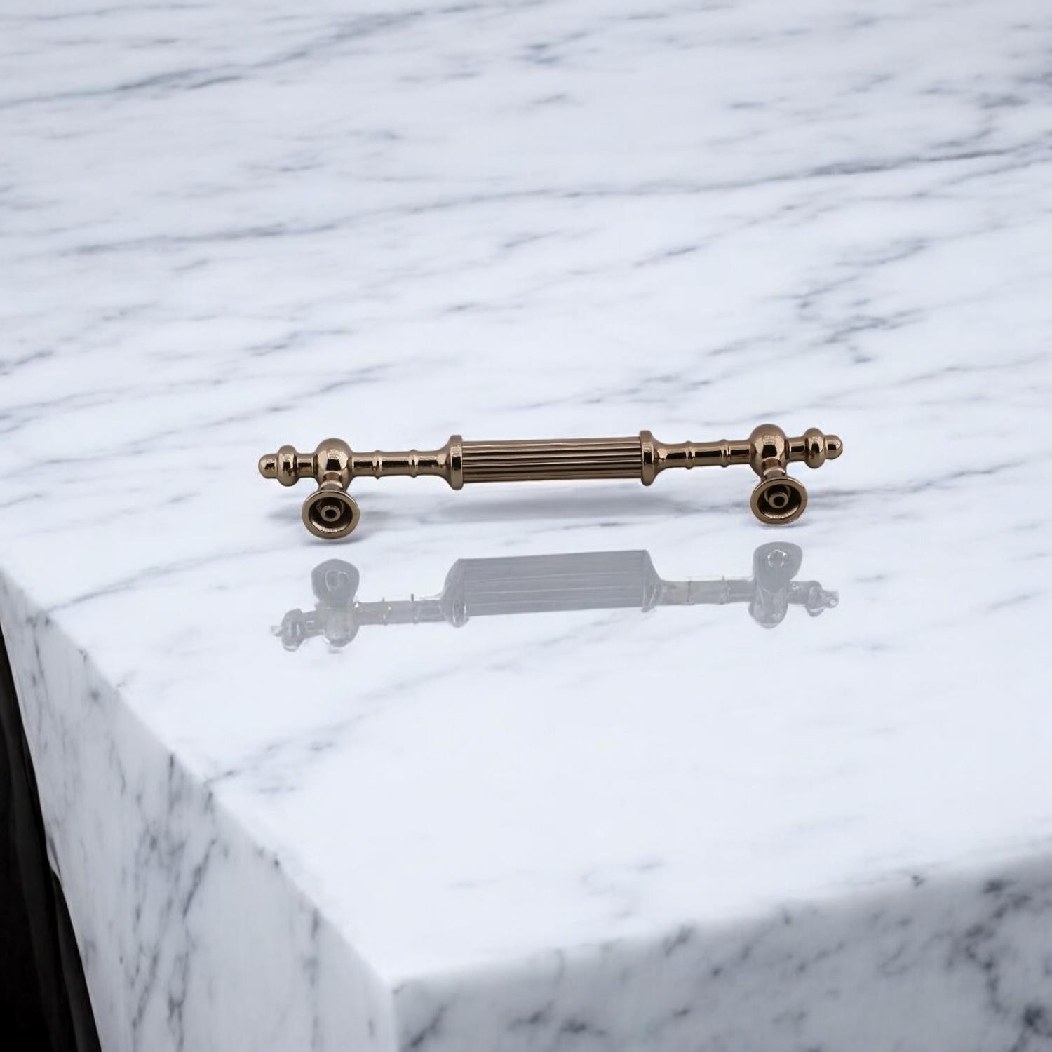 Kader Bronz Metal Kulp 160 mm- 16 cm Mobilya Çekmece Mutfak Dolabı Dolap Kulpları Kulbu Kulpu