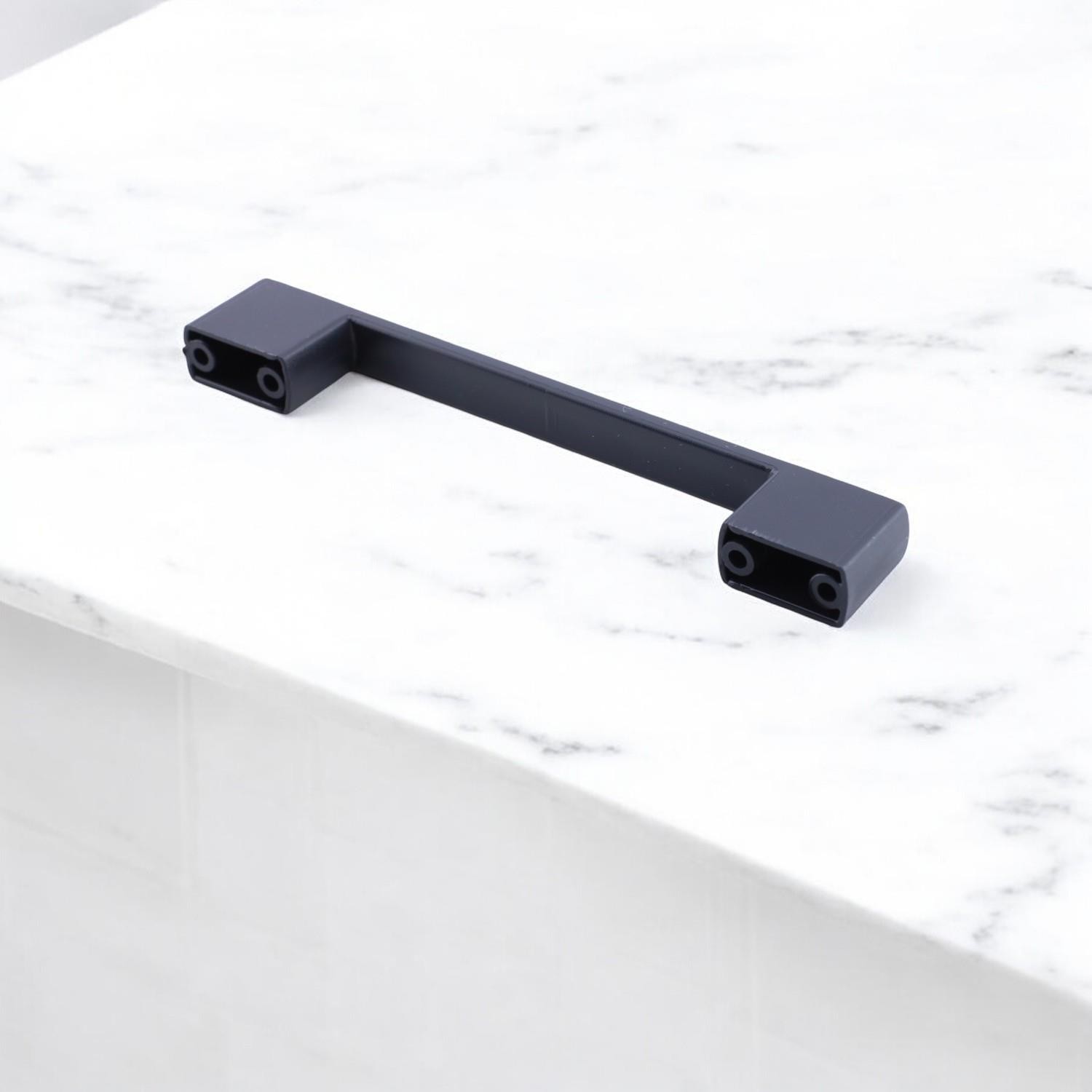 Gölcük 128 mm (SERT PLASTİK) 5 ADET Siyah Mobilya Çekmece Mutfak Dolap Dolabı Kulpu Kulbu Kulpları
