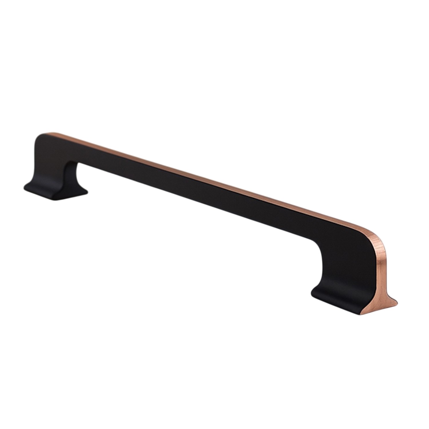 Afyon (224 mm - 22.4 cm) Siyah Rose Metal Mobilya Mutfak Çekmece Dolap Dolabı Kulbu Kulpu Kulpları