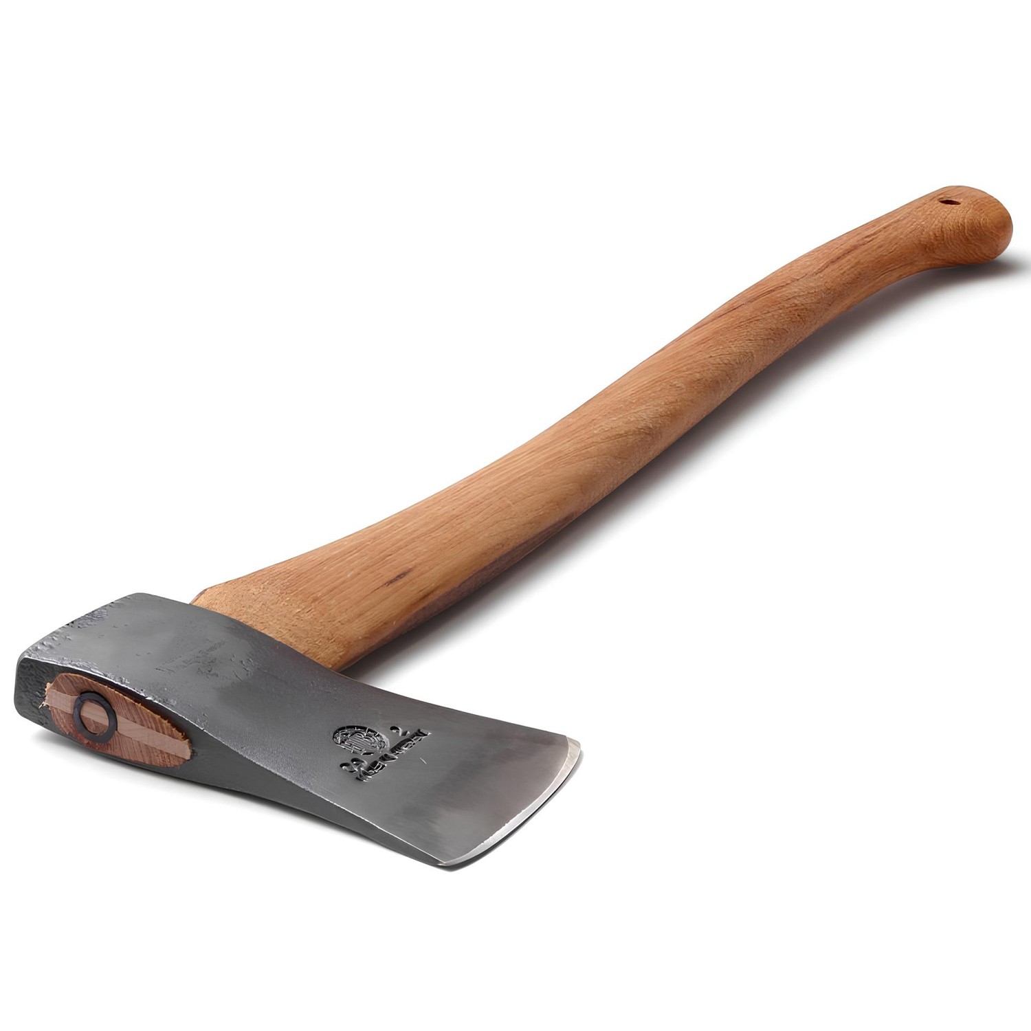 900 Gram 65 Cm El Yapımı İthal İsveç Karbon Çelik Yarma Odun Kesme Balta Ergonomik Sap Kamp Bahçe Av