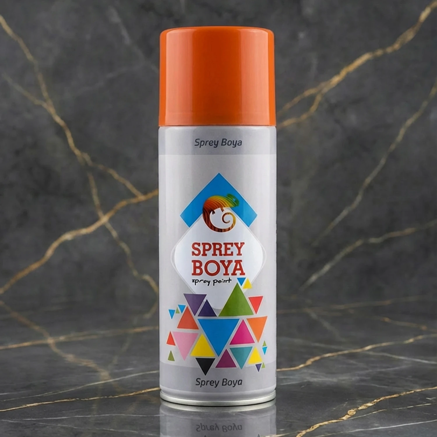 Turuncu Sprey Boya 400 ml Metal Ahşap Plastik Beton Yüzeylere Uygun Hobi Dekoratif Amaçlı Sprey Boya