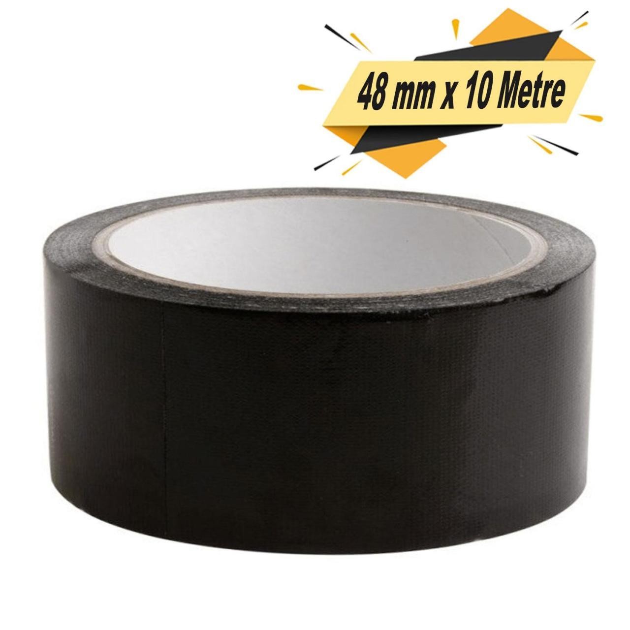 Tamir Bandı 48 mm x 10 Metre Çok Amaçlı Siyah Boss Tape Takviye Bant
