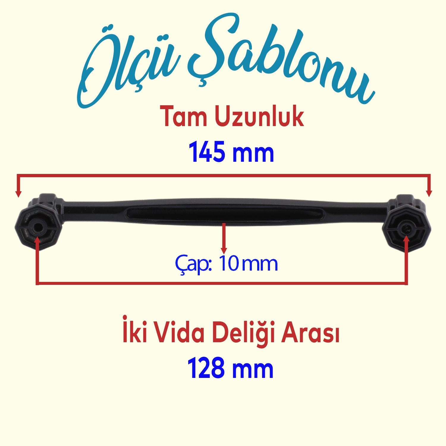 Sütun Mobilya Mutfak Dolabı Çekmece Dolap Kapak Kulpu Düz Metal Kulpları Kulbu Kulpu 128 Mm Siyah