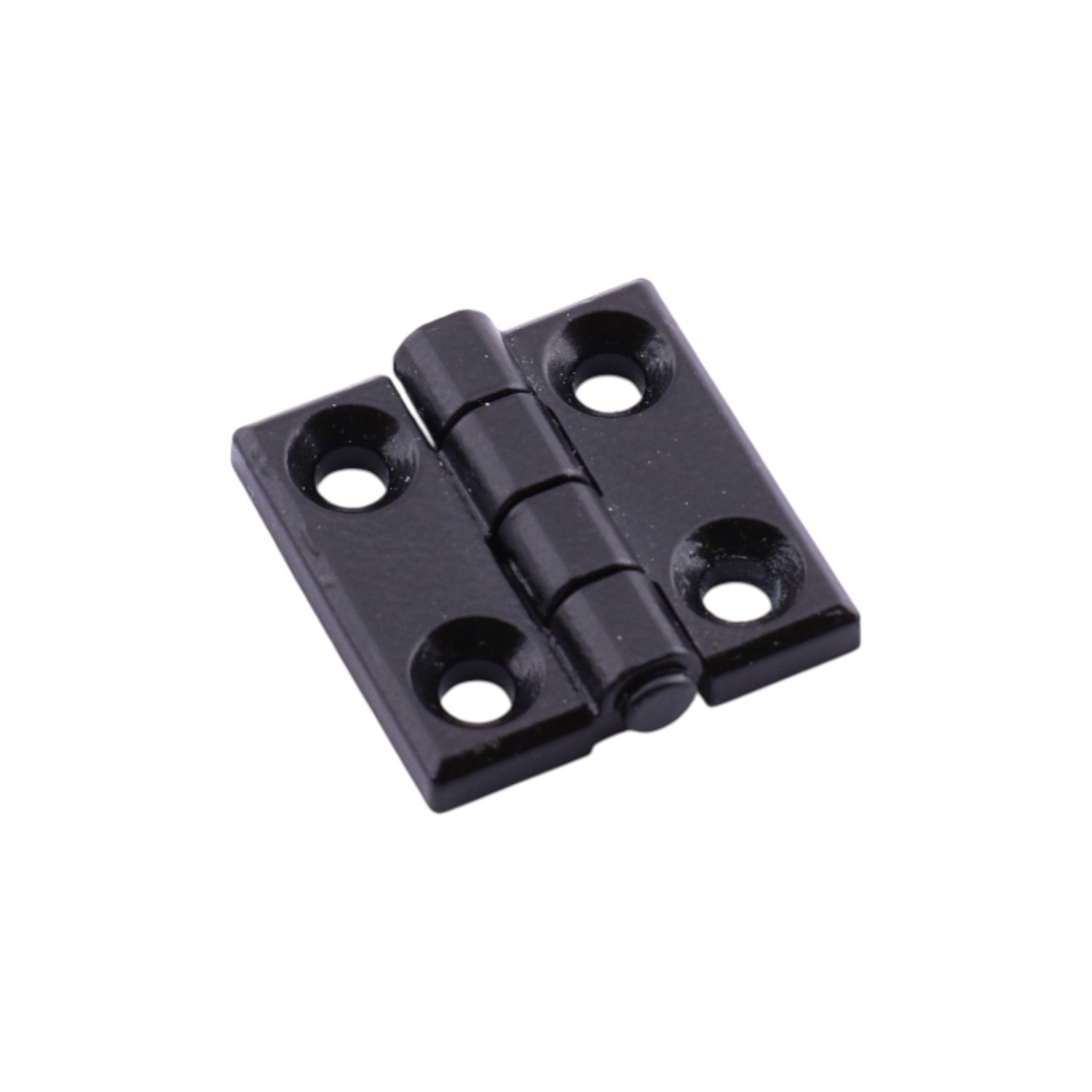 Siyah Metal 4 ADET SET Yaprak Menteşe 30x30mm Dayanıklı Mobilya Kapı Dolap Çekmece Kapak Aksesuar