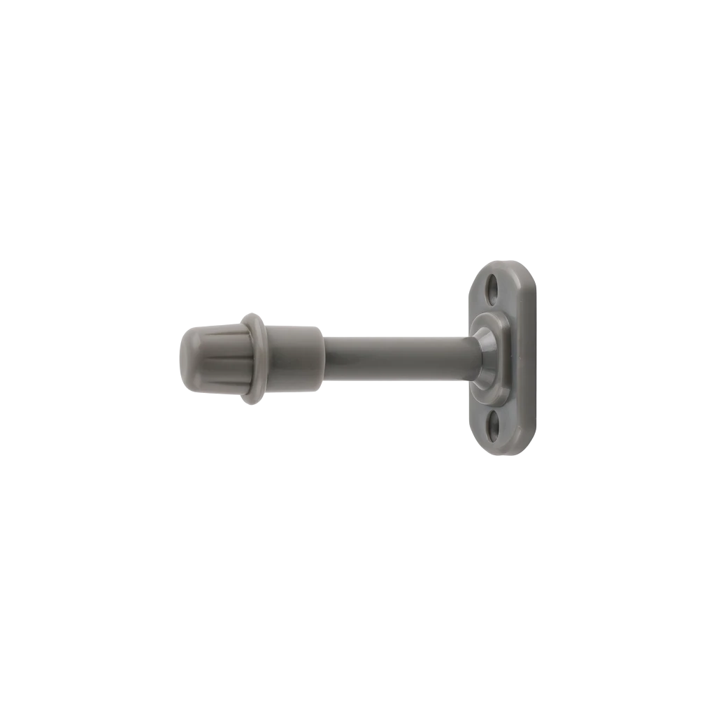 Gri 50 ADET Silikon Kapı Pencere Arkası Vidalı Duvar Boya Koruyucu Tampon Mobilya Stoperi Durdurucu