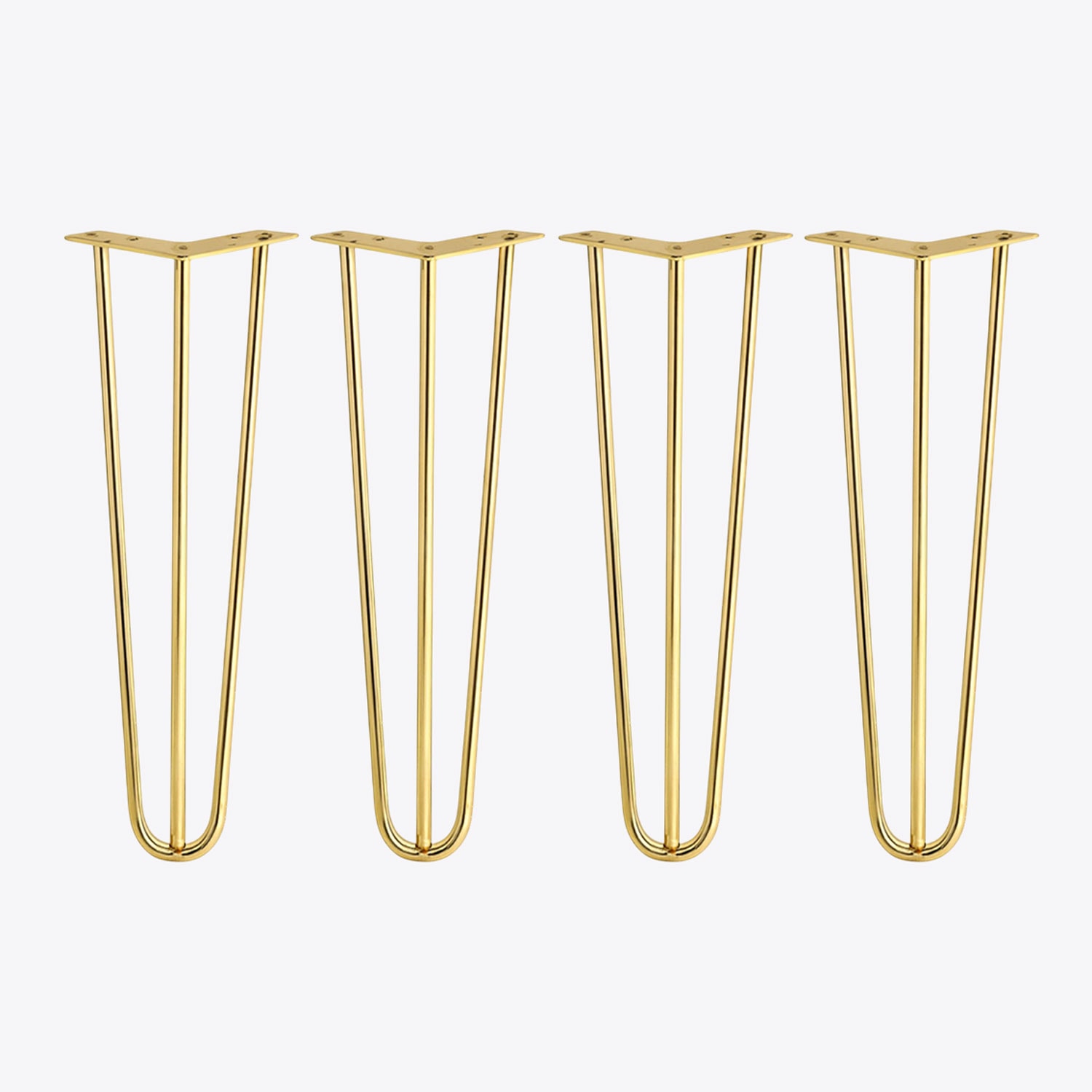 Martı 71 cm Gold Altın 4'lü Set Metal Masa ve Sehpa Ayağı Dayanıklı Mobilya Yükseltici Destek Modeli
