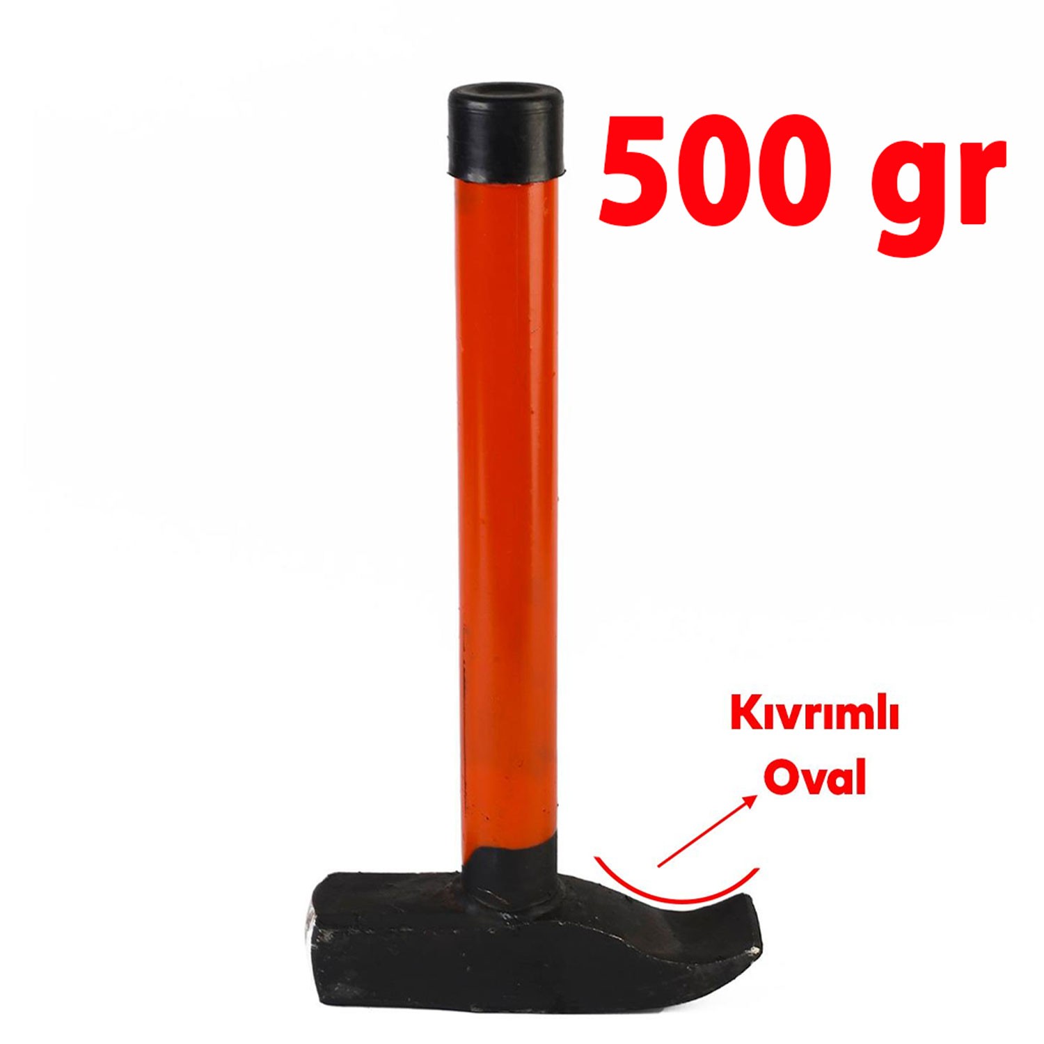 Kamyoncu Çekici Metal Saplı Eğimli Kıvrımlı Çekiç 23 cm 500 Gr Dayanıklı Alaşımlı Çelik Tamir Aleti