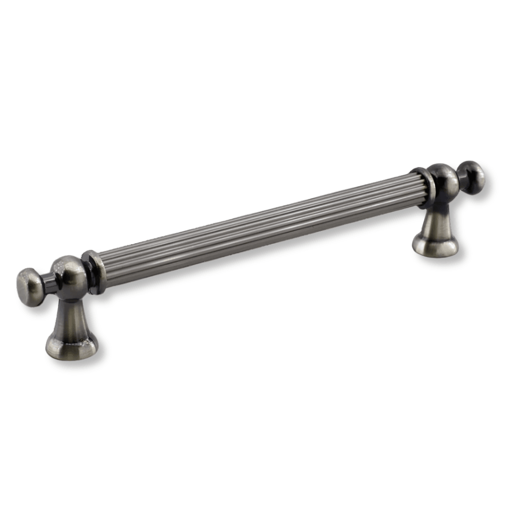 Selçuklu Antik Nikel Metal Kulp 192 mm Mobilya Çekmece Mutfak Dolabı Dolap Kapak Kulpları Kulb Kulpu
