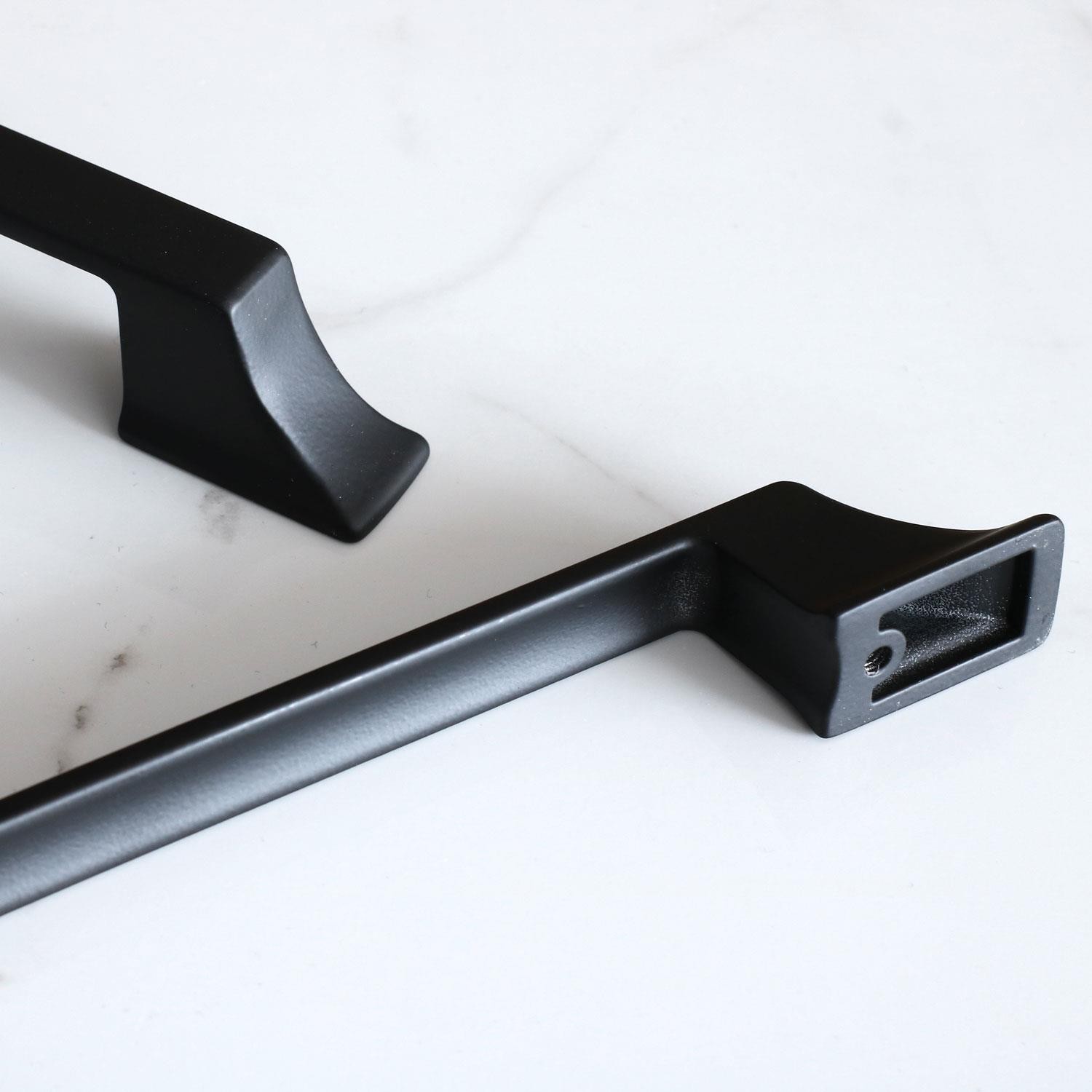 Mostar 160 mm Siyah Metal Kulp Mobilya Mutfak Çekmece Dolap Dolabı Kapak Kulbu Kulpları Kulpu 160 mm