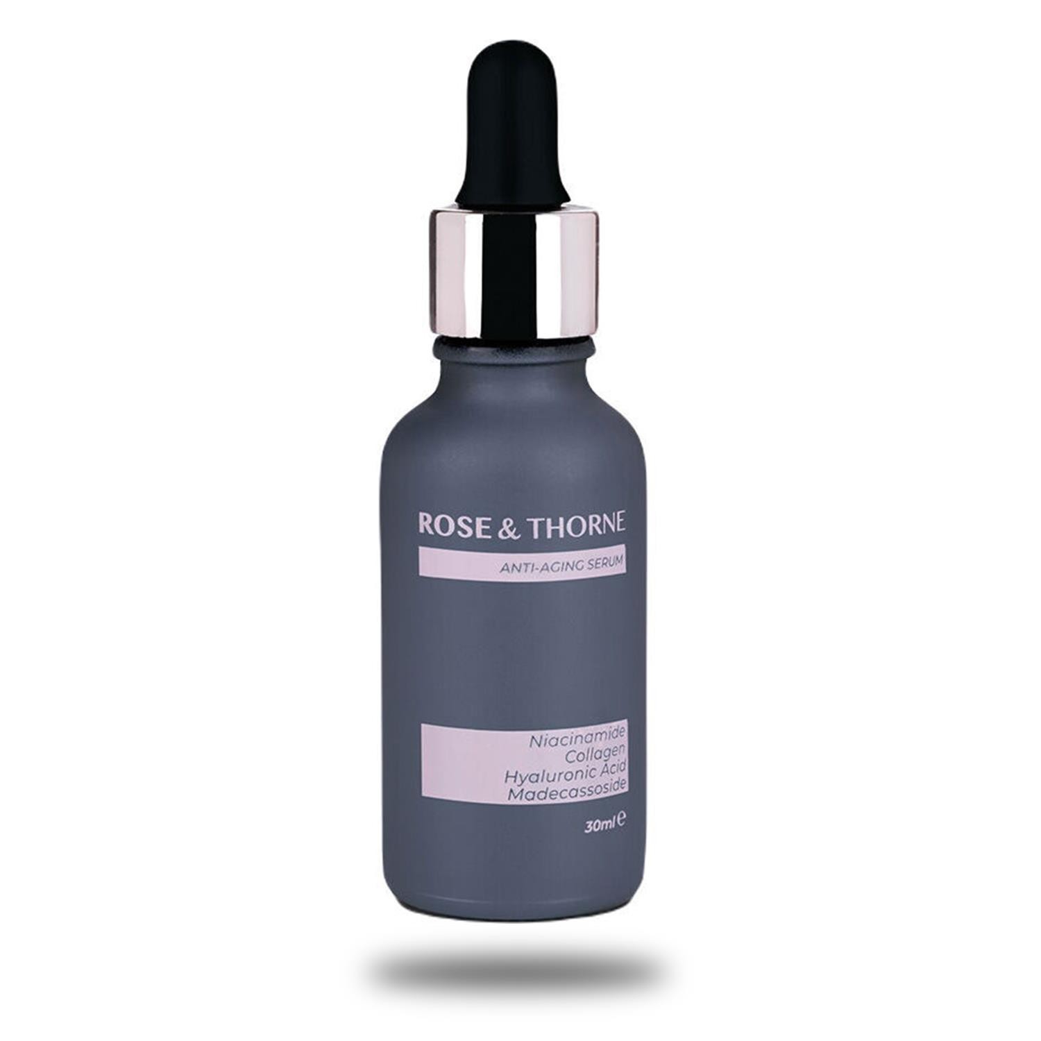 Rose Thorne 30 Ml Yaşlanma Kırışık Karşıtı Serum Kolajen Nemlendirme Canlılık Hyaluronik Asit