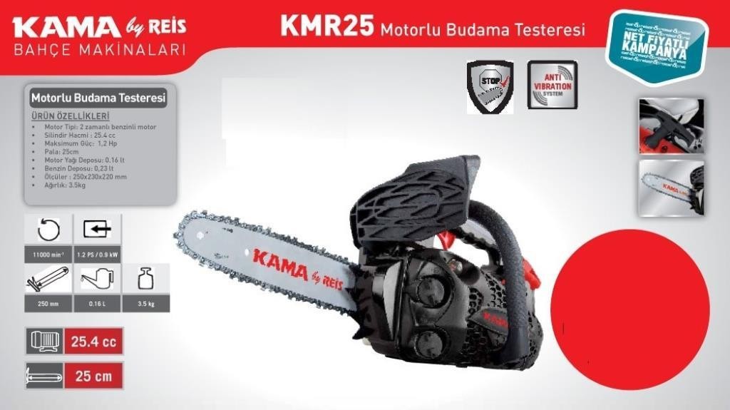 ReisKama Kmr25 Benzinli Orman Motoru 25,4CC