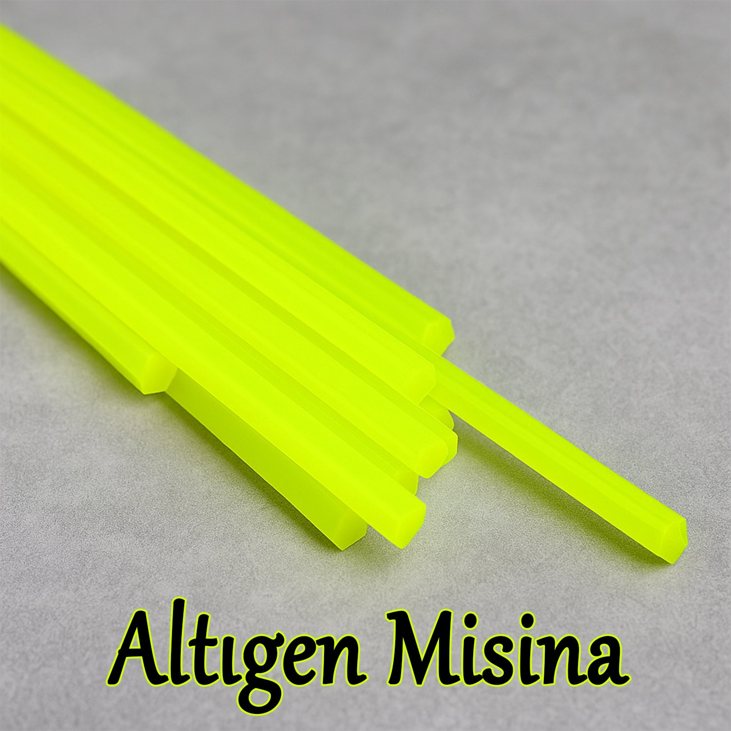 Hazır Altıgen Çubuk Motorlu Tırpan Misinası Bahçe Dayanıklı Ot Biçme İpi Çubuk 4 mm 85 Adet (28 cm)
