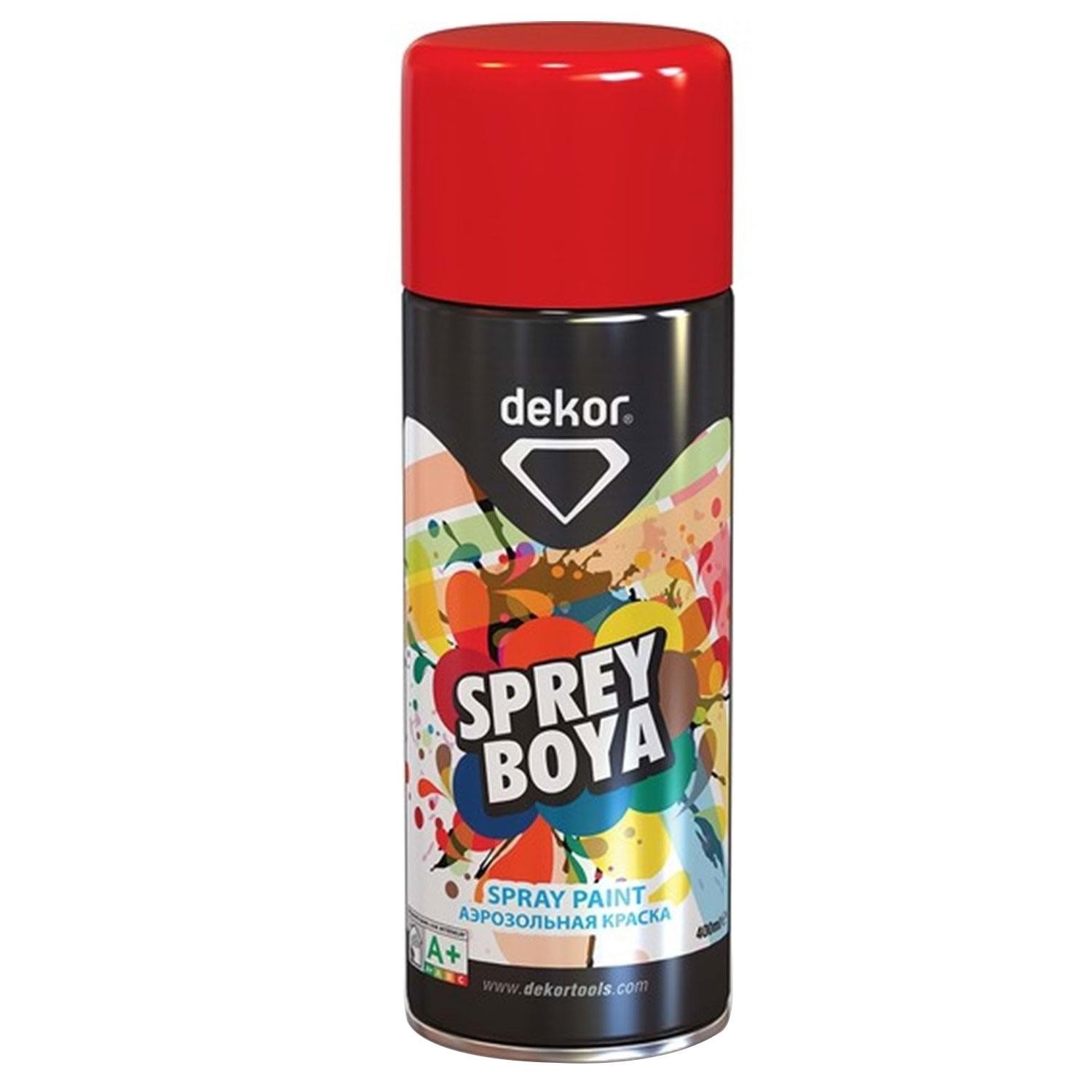 Dekor Akrilik Efektli Sprey Boya Makine Kırmızı 400 ML