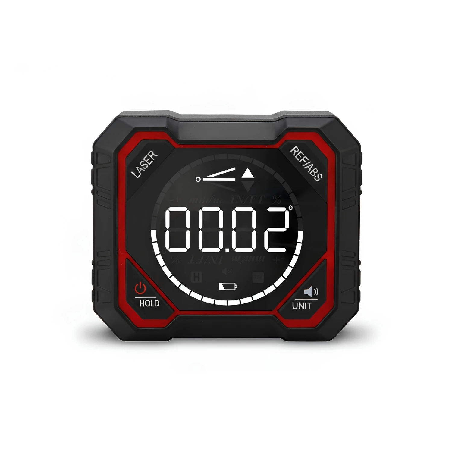 Dijital Manyetik Açı Ölçer Alüminyum Gövdeli Lazerli Type-C Şarj Girişli Yüksek Hassasiyetli