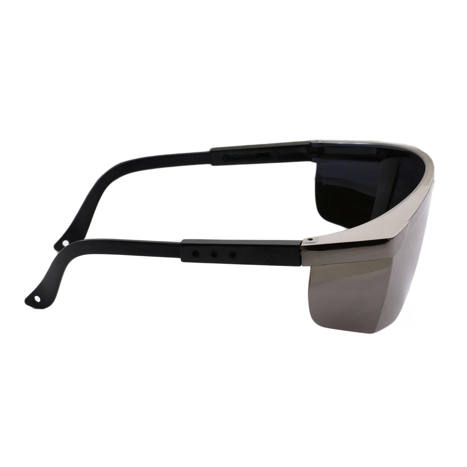 S400 İş Güvenlik Gözlüğü Antifog Buğulanmaz Kulak Ayarlı Koruyucu Gözlük Gümüş