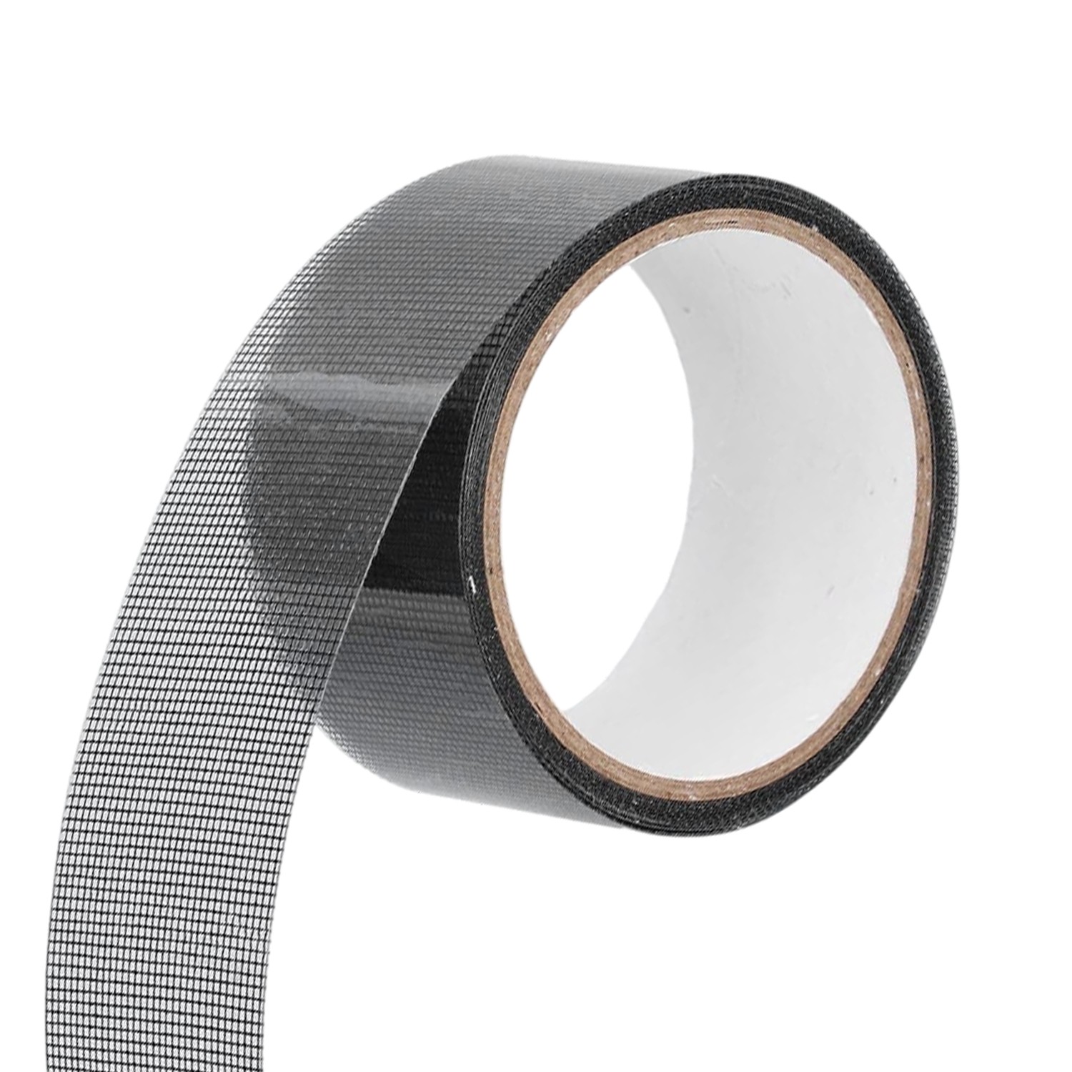 48 mm x 2 Metre Yapışkanlı Sineklik Tülü Tamir Bandı Yırtık Kopmuş Delik Fiber Tül Yapıştırma Gri