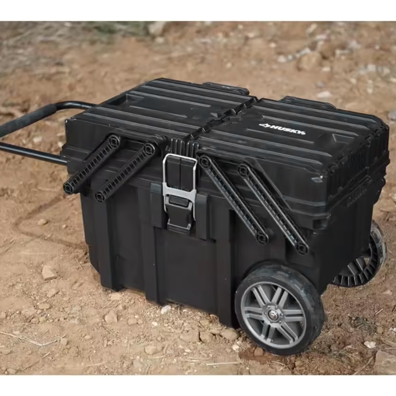 Katlanabilir Cantileverjob Takım Çantası Plastik Organizer Bölmeli Kapaklı Tekerlekli Takım Sandığı