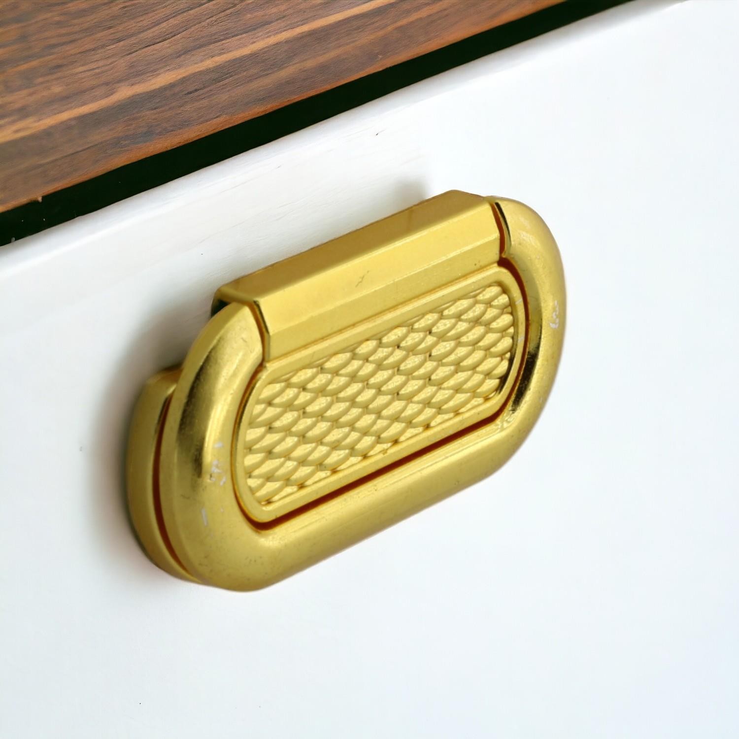 Midas Kulp Mobilya Mutfak Dolabı Çekmece Dolap Kulpları Kapak Kulpu Kulbu Gold Altın 64 mm Metal
