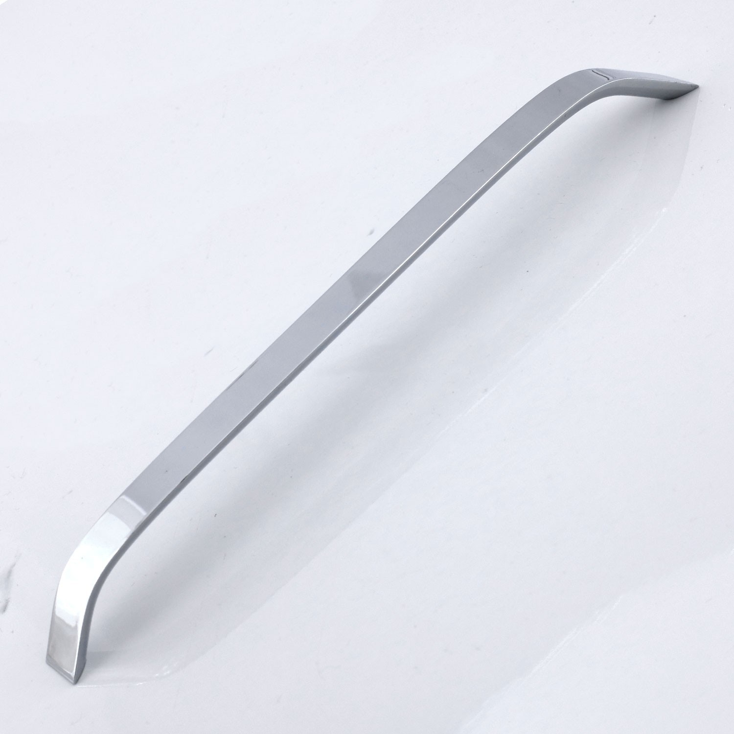 Şahin Krom Gümüş Metal Kulp 224 mm - 22.4 cm Mobilya Çekmece Mutfak Dolabı Dolap Kulpları Kulb Kulpu