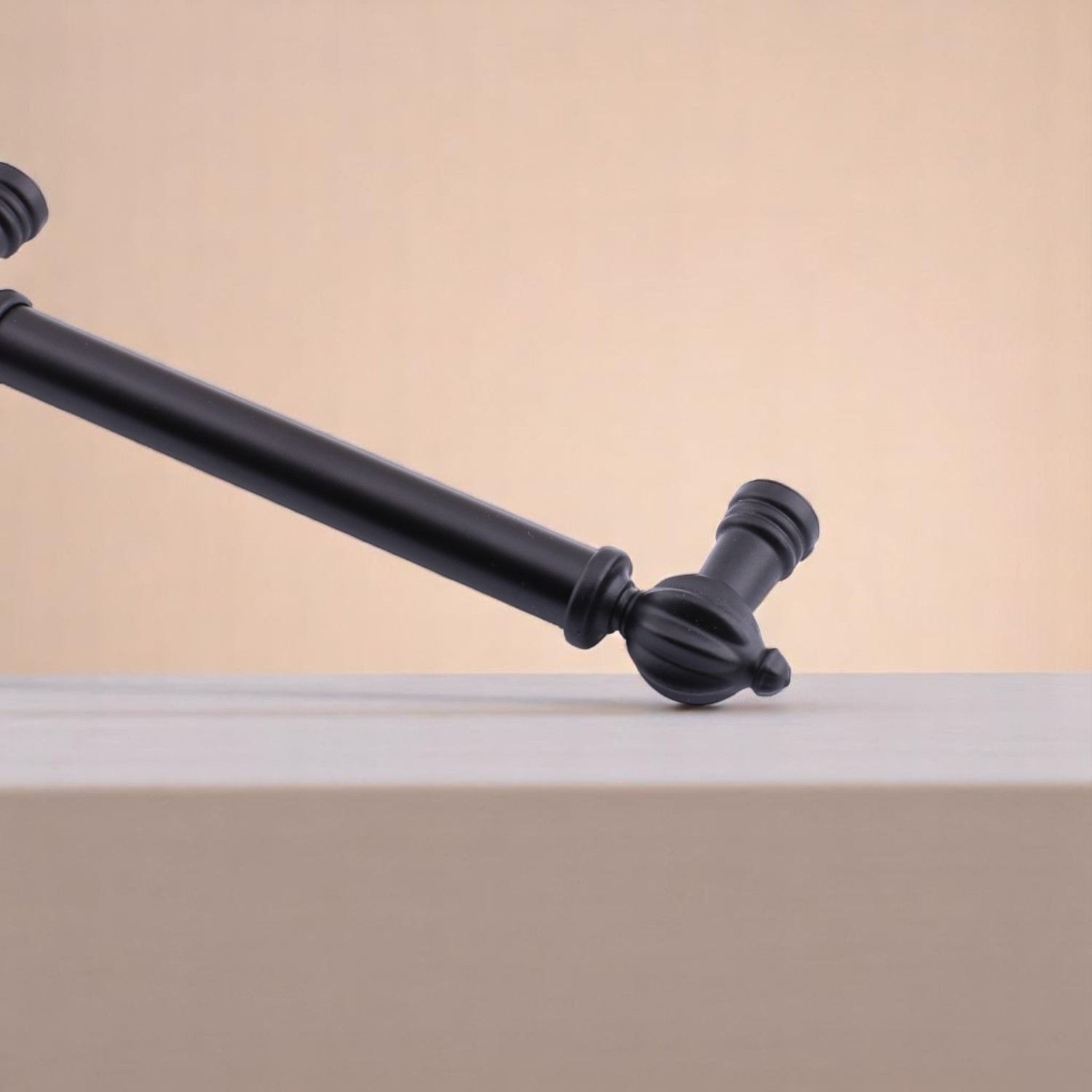 Defne Metal Siyah Kulp 128 mm Mobilya Çekmece Mutfak Dolabı Dolap Kapak Kulpları Kulb Kulpu