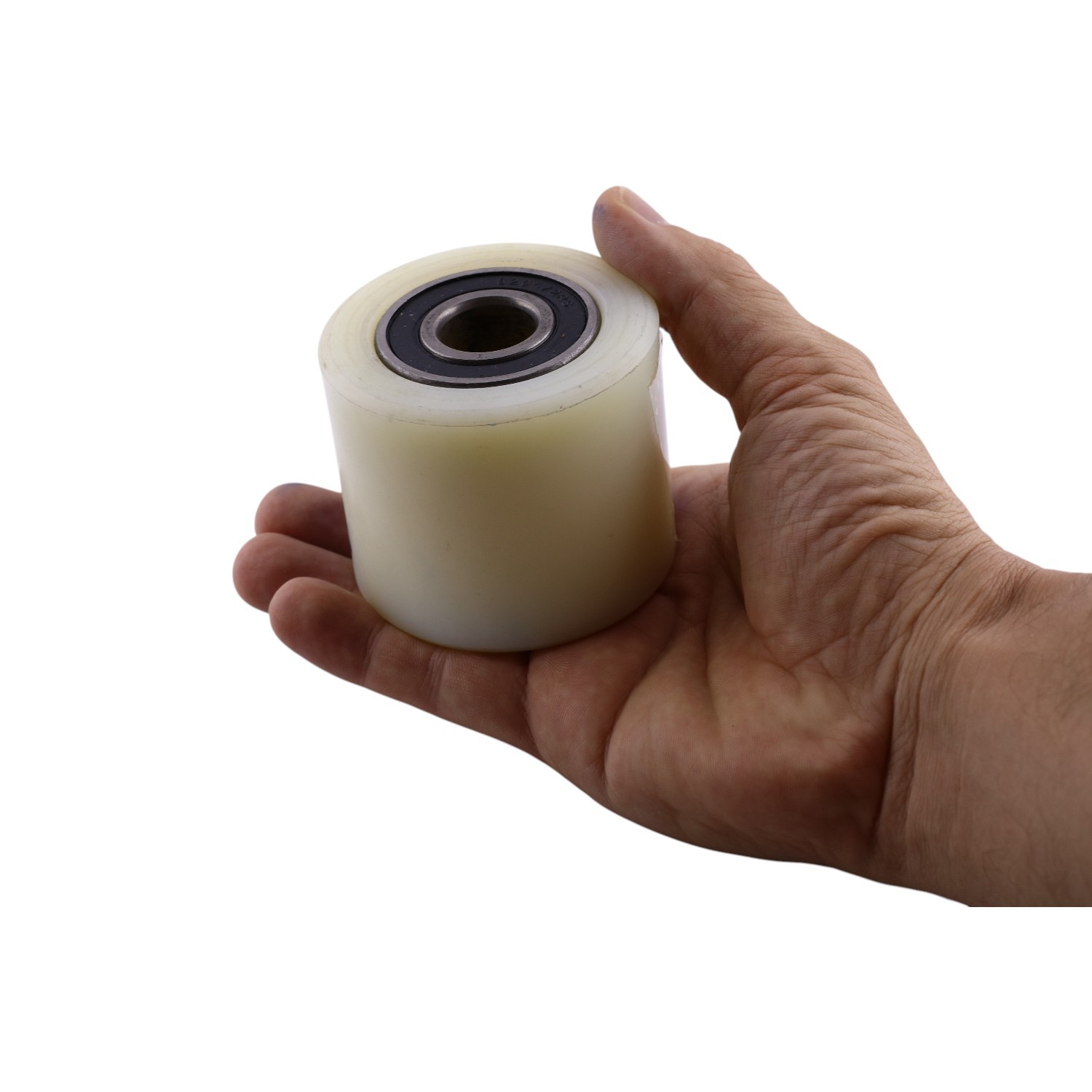 70x60x20 mm Transpalet Tekeri RPR Rulmanlı Bilyalı Beyaz Tekerlek Palet Taşıma Arabası Tekeri