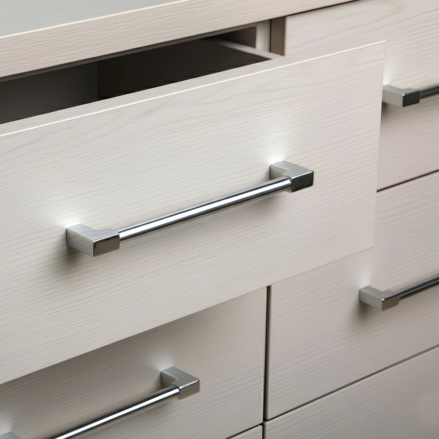 Nova Gümüş Krom Metal 160 mm Mobilya Kulp Çekmece Dolap Kapak Kolu Kulpu Kulpları Dayanıklı Tasarım