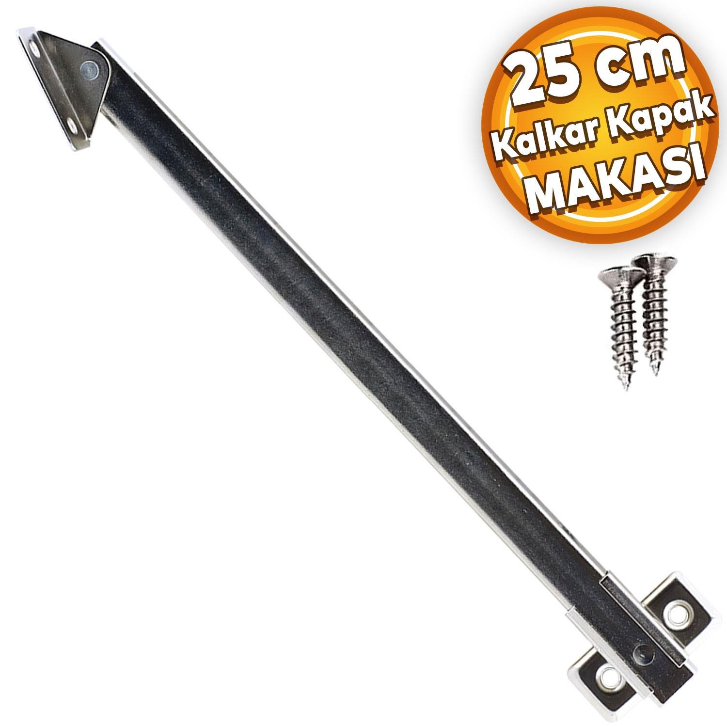 Kalkar Kapak Makası Dolap Çekmece Metal 25 Cm Sessiz Açma Kapama Amortisör Piston