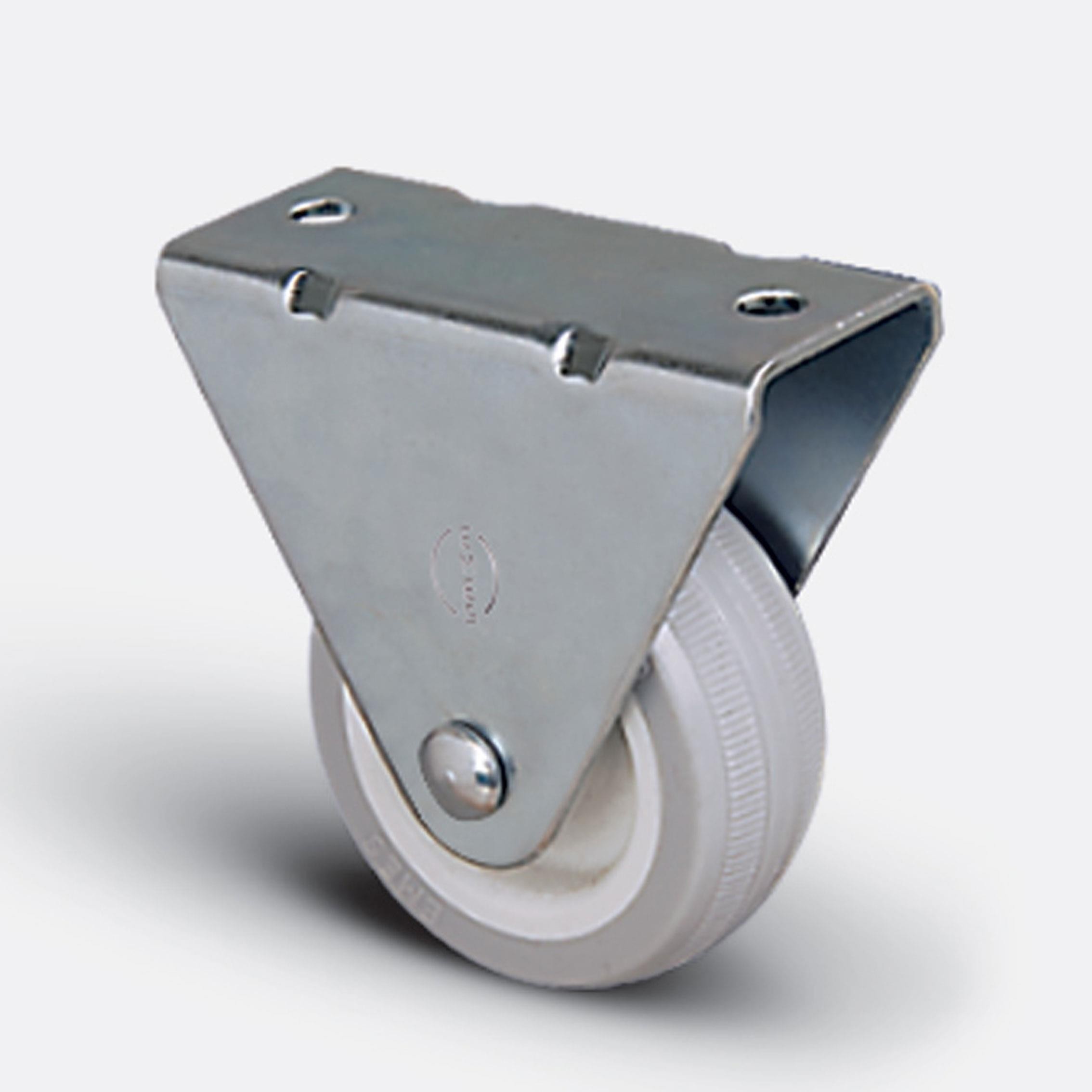 Emes Sabit Maşalı Gri Teker 75 mm 50 Kg (Kod: EP02 ZKC 75)