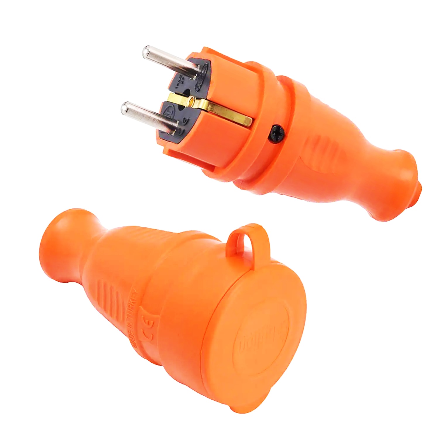 Seyyar 10 Metre Uzatma Kablosu TTR CCA Çok Telli 3x2.5 mm Elektrik Kablo Kontrol Kalem Dişi Erkek Fiş