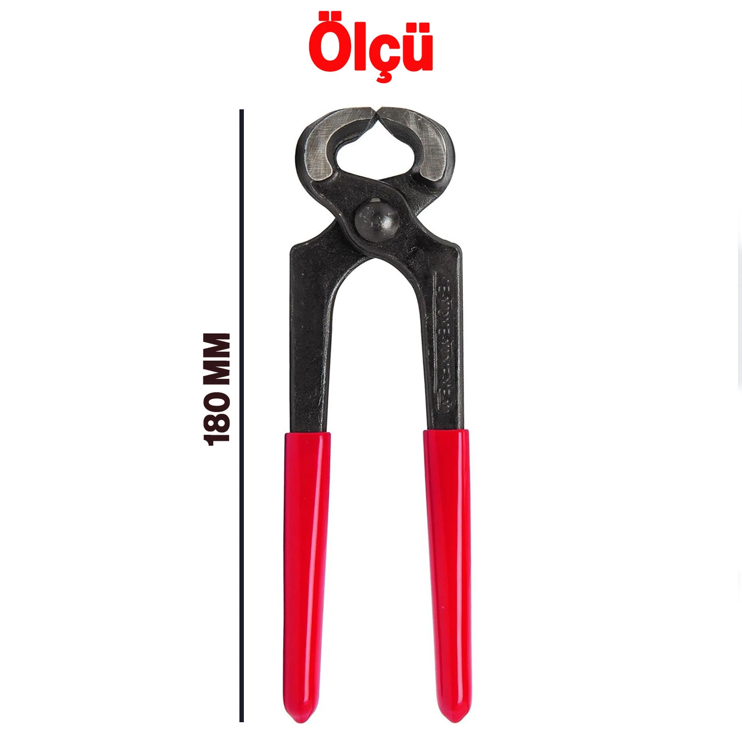 Betoncu Kerpeteni 180 mm Profesyonel İnşaat Ustası El Aleti Dayanıklı Çelik Kesme Pense