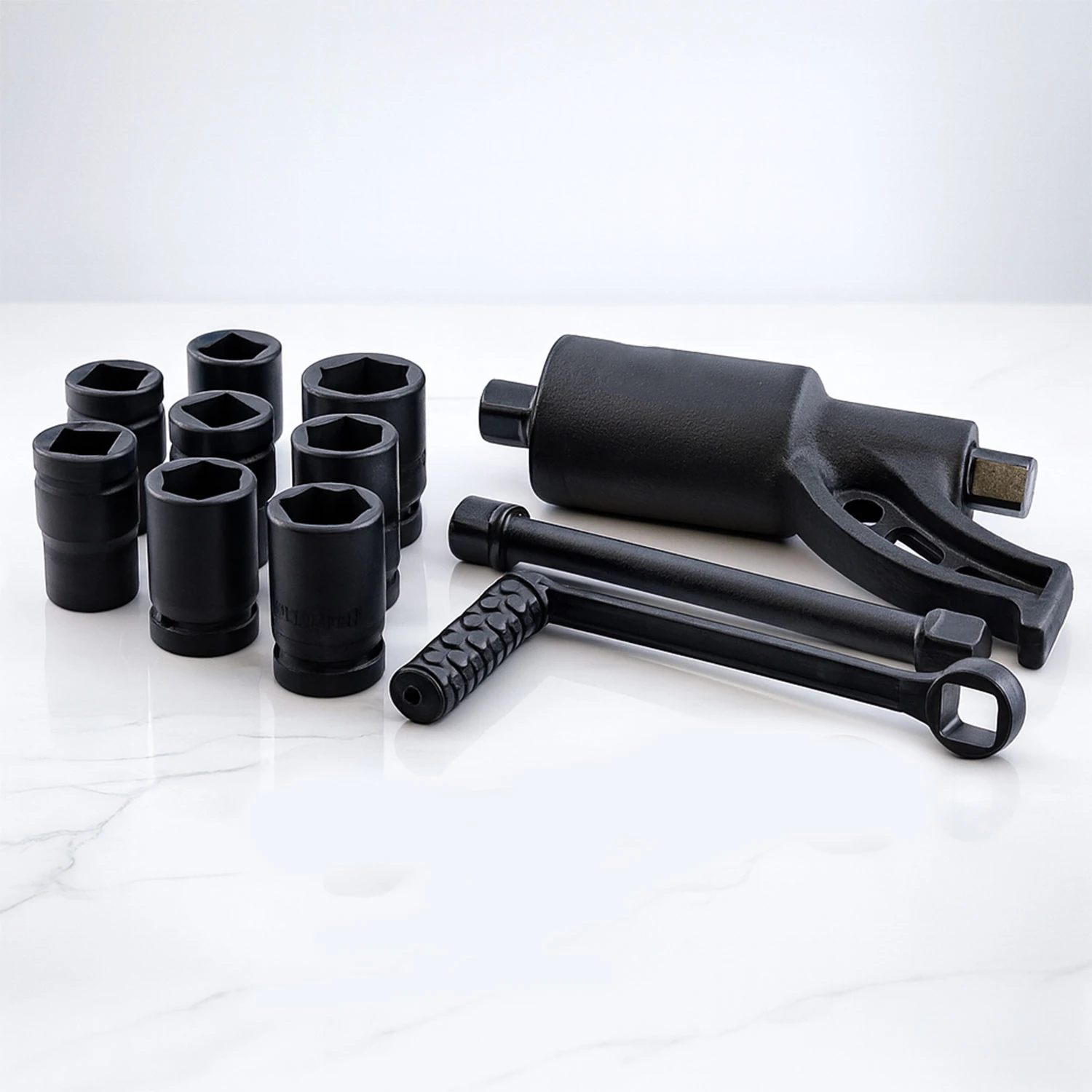 Mekanik Tork Artırıcı Lokma Seti 1'' 4800 Nm Yüksek Güç Ağır Hizmet Profesyonel Takım Seti