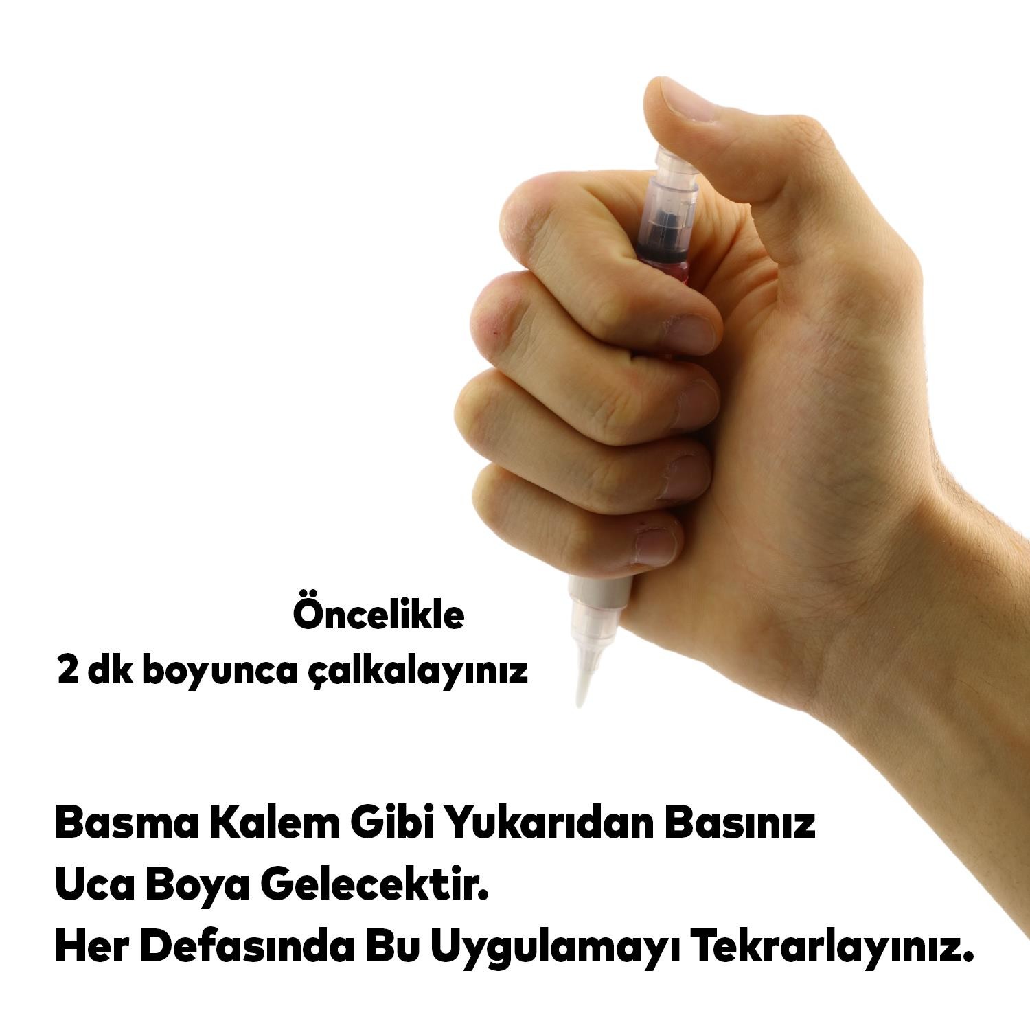 Oto Rötuş Kalemi 5 ML Araç Kaporta Tampon Çizik Giderici Fırça Yenileme Metalik Kırmızı Renk Boya
