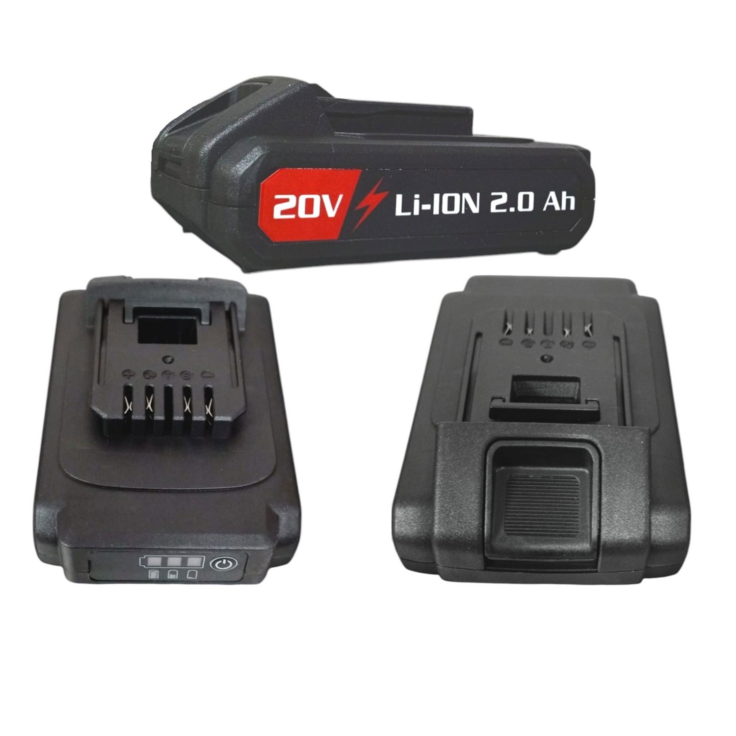 Kömürsüz Çift Akülü Darbeli Akülü Vidalama Li-ion Batarya 20 V Çift Vitesli Led Işıklı Metal Mandren