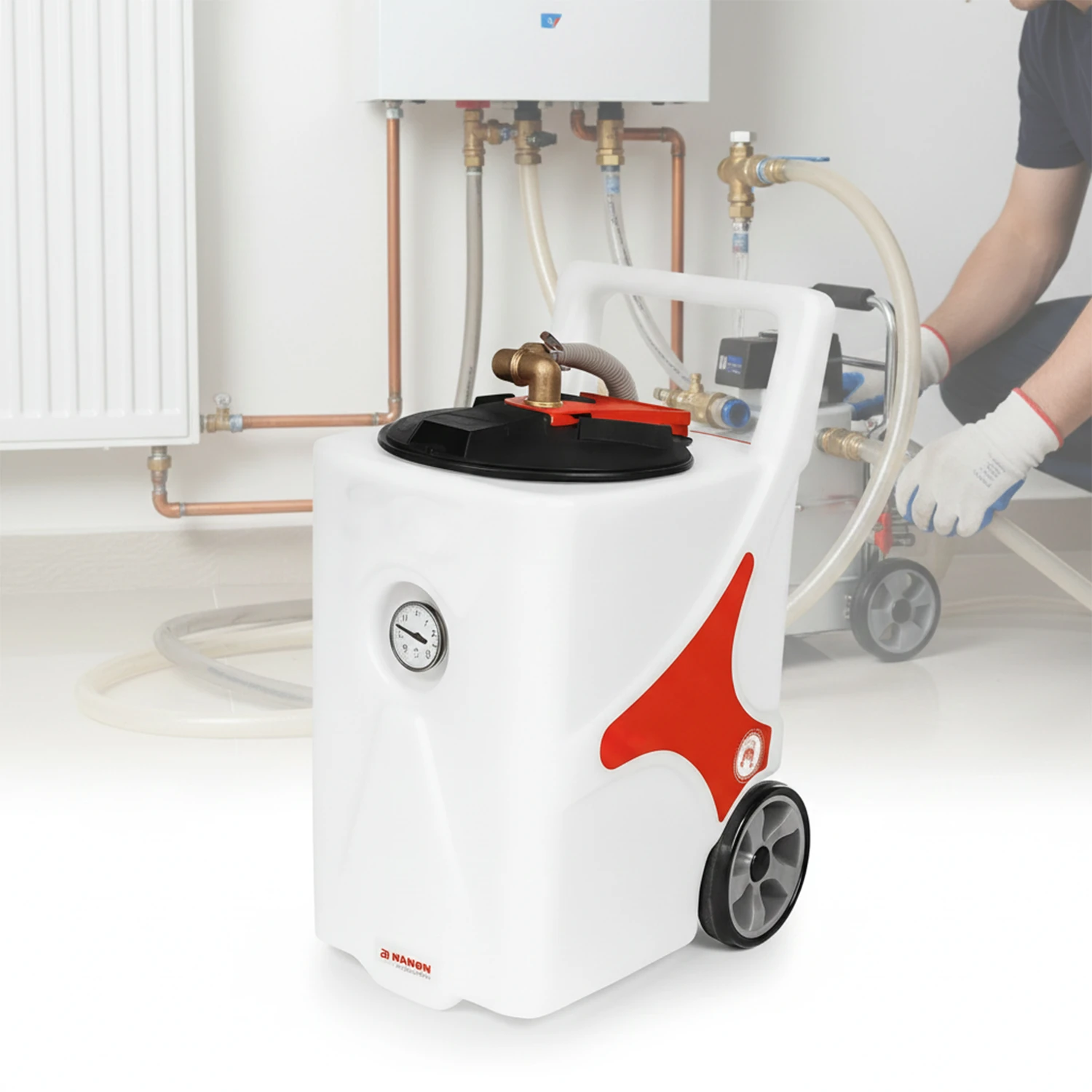 Elektrikli Tesisat Yıkama Pompası Su Basınç Basma Makinesi Tıkanıklık Açma Temizleme