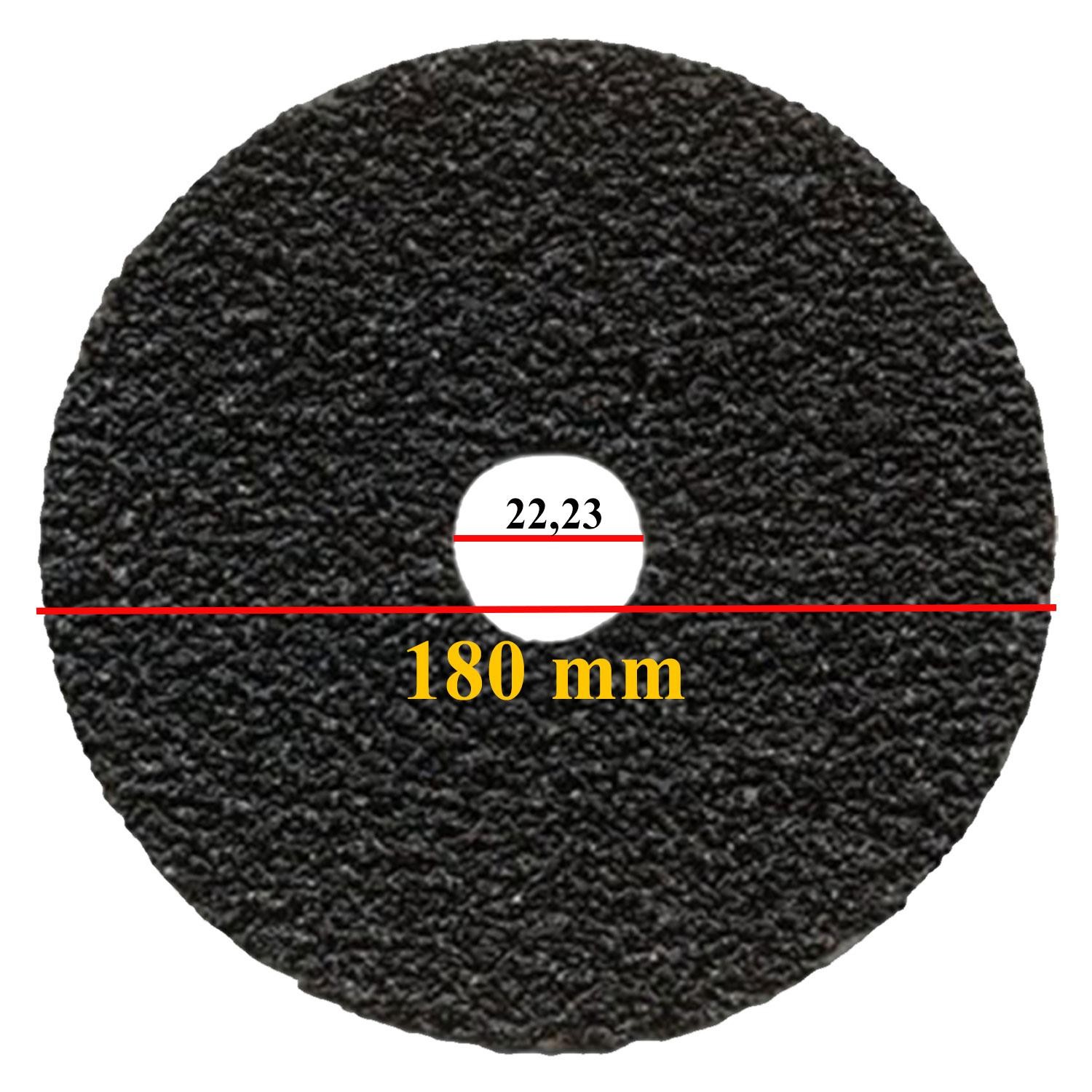 Fiber Disk 180x22 16 Kum Ahşap Metal Taşlama Rötuş Diski