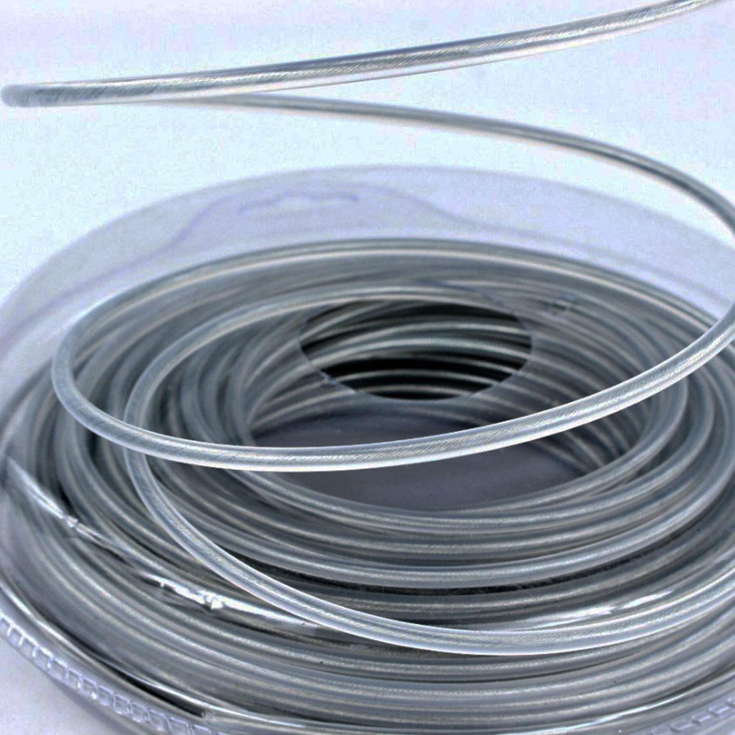 Misina Motorlu Tırpan Yuvarlak Çelik Misina İpi Teli 3.5 mm 30 Metre