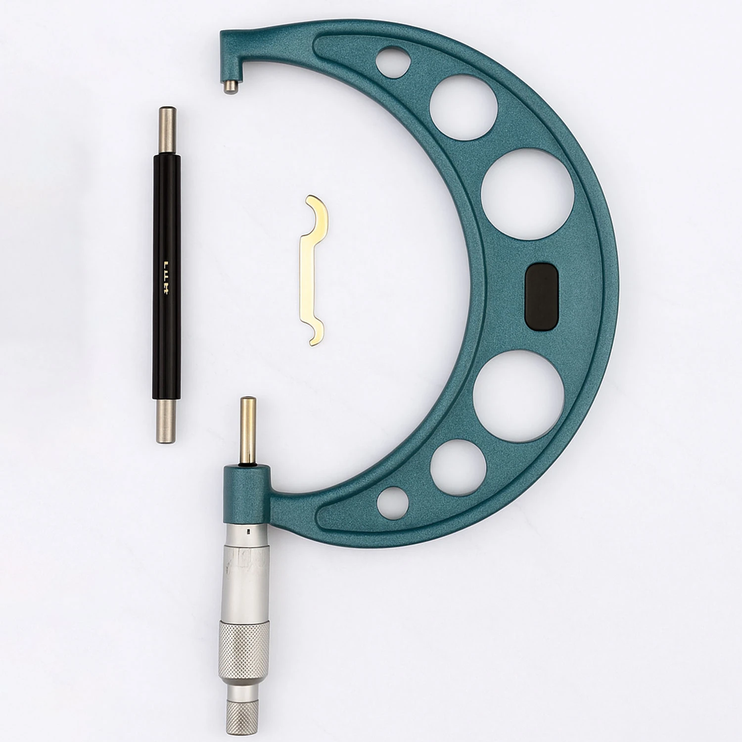 Dış Çap Mikrometresi 125-150 mm Yüksek Hassasiyetli Ölçüm Aleti Profesyonel Metal Gövde