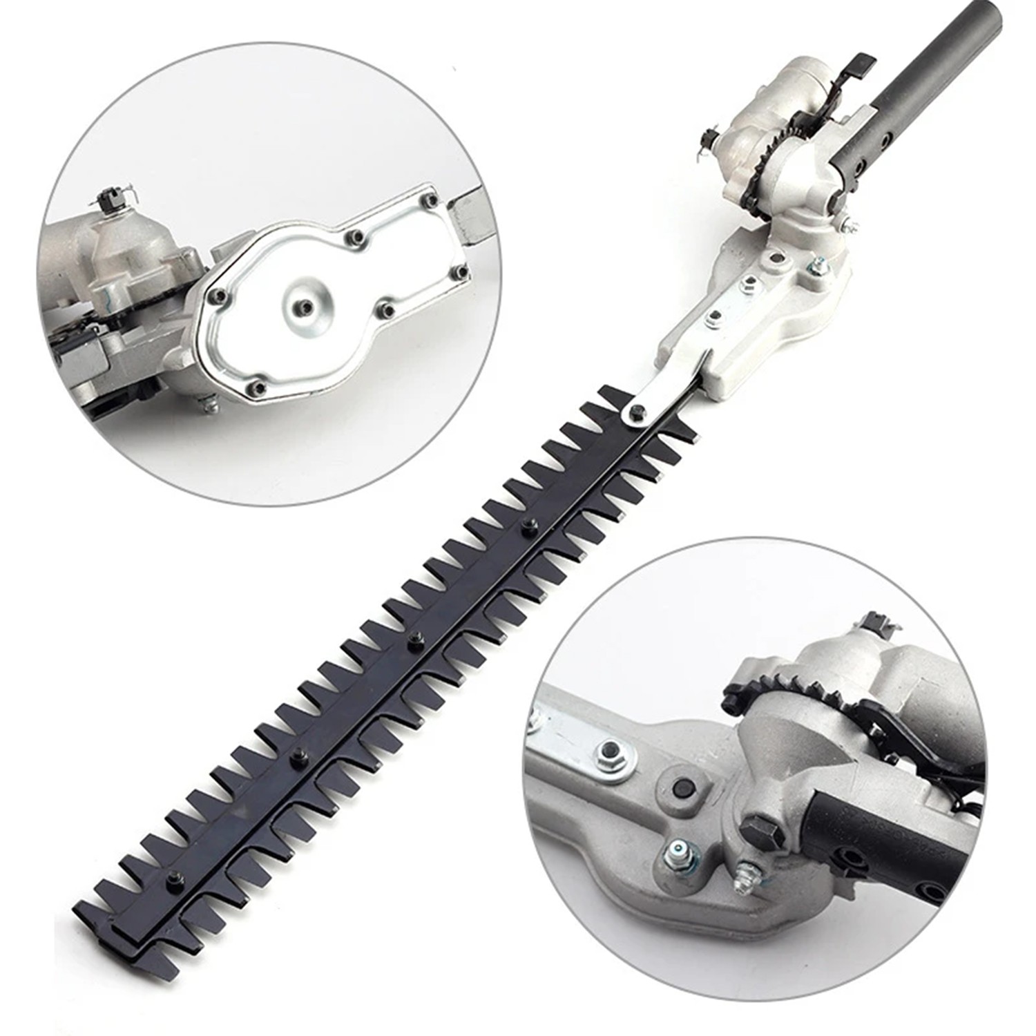 Çit Kesme Makinası Budama Düzeltme Aparatı Başlığı Çalı Kesme Bahçe Gül Bitki Tırpan 28 mm 9 Diş
