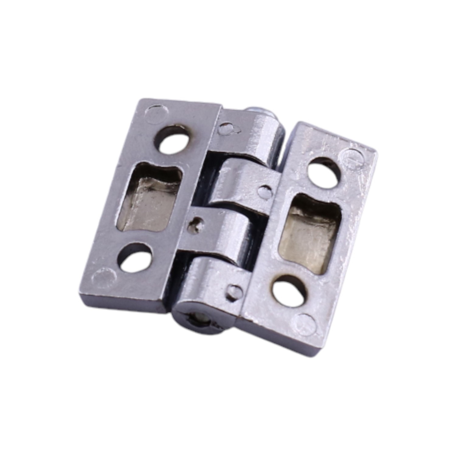 Yaprak Menteşe Metal 2 ADET 30x30 mm Gümüş Krom  Kapi Pencere Dolap Mobilya Kapak Menteşe Bağlantı