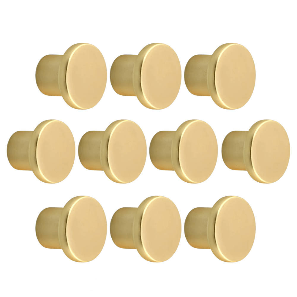 Açelya Gold Altın Kulp 10 ADET Düğme Çekmece Mutfak Mobilya Dolabı Dolap Kulpu Kulbu Metal Kulp