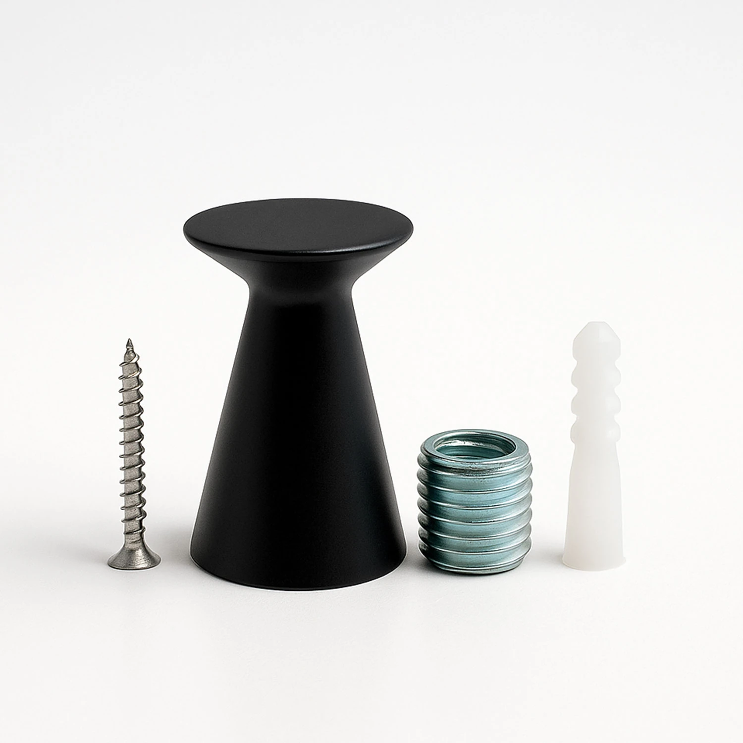 Falko Askı Mat Siyah Metal Askılık Banyo Mutfak Salon Askısı Şık Tasarım Dayanıklı Kullanım