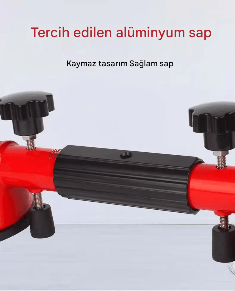 Çift Kollu Çektirmeli Vantuz Cam Fayans Granit Birleştirme Ayarlama Hizalama Düzeltme Aparatı Yatay