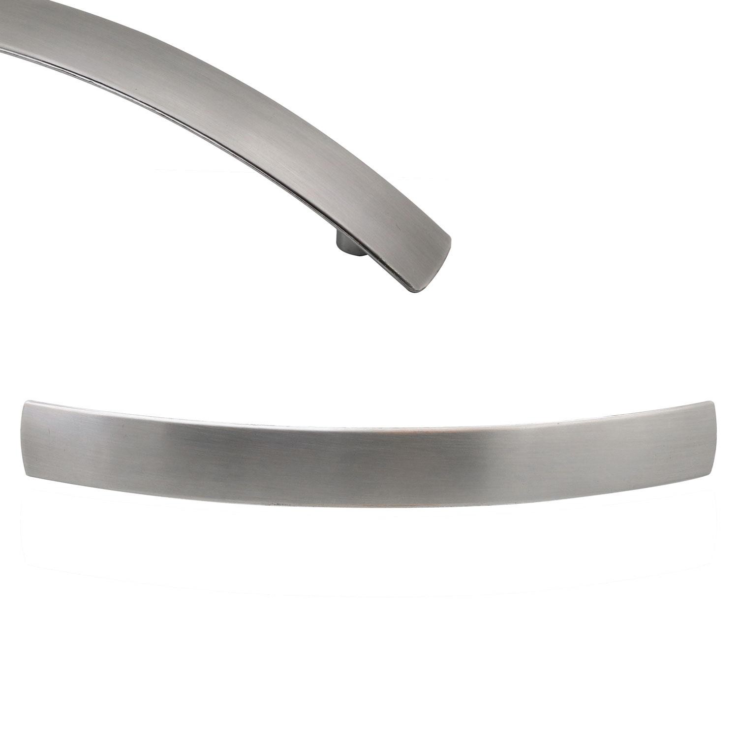 Yalı Mobilya Çekmece Mutfak Dolap Dolabı Kapak Kulpu Kulbu (160 MM-16.0 CM) Metal Kulpları Inox Renk