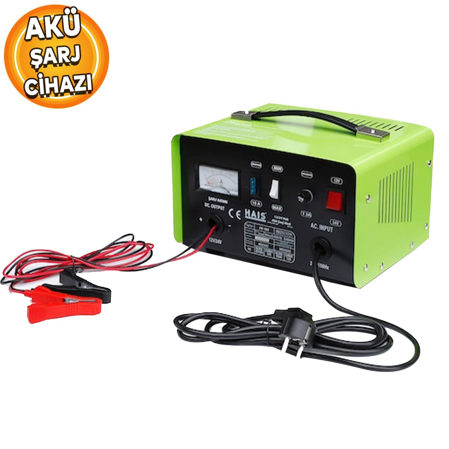 Haıs CB15S Akü Şarj Cihazı Motor Araba 12-24V